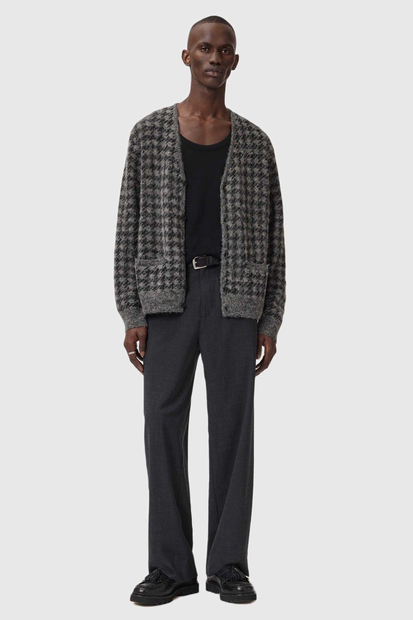 ZAIN CARDIGAN CHARCOAL GREY 3