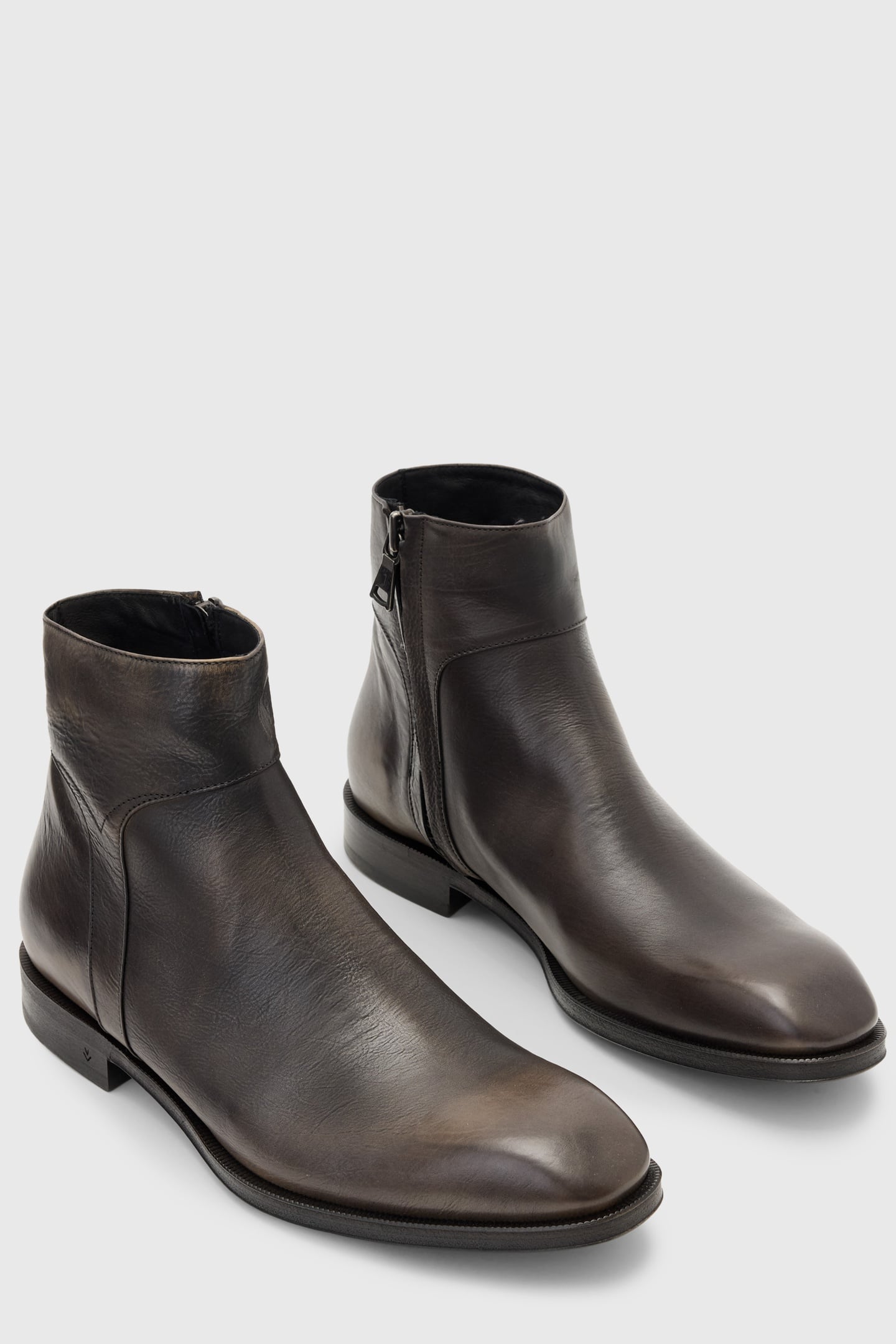HARRISON CITY ZIP BOOT CHARCOAL 1