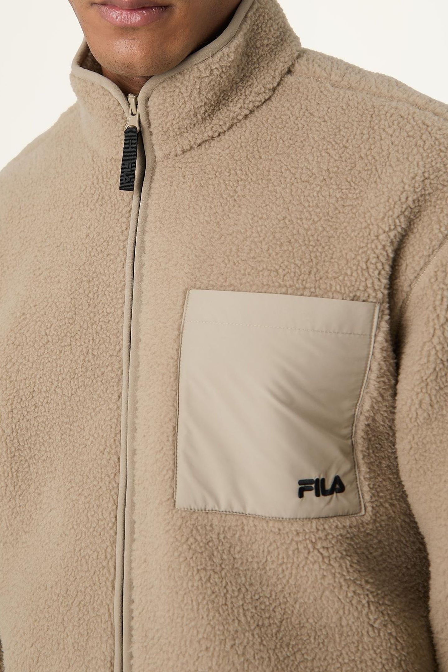 VALGRANA REGULAR TEDDY FLEECE JACKET WEATHERED TEAK 6
