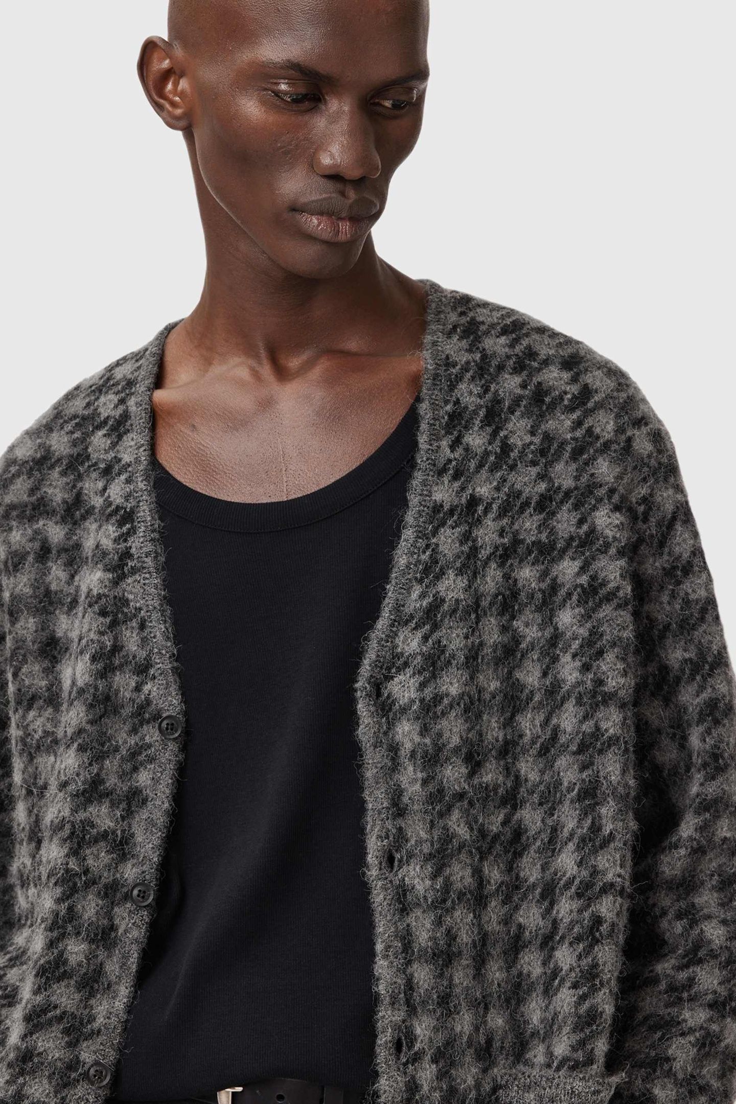 ZAIN CARDIGAN CHARCOAL GREY 7