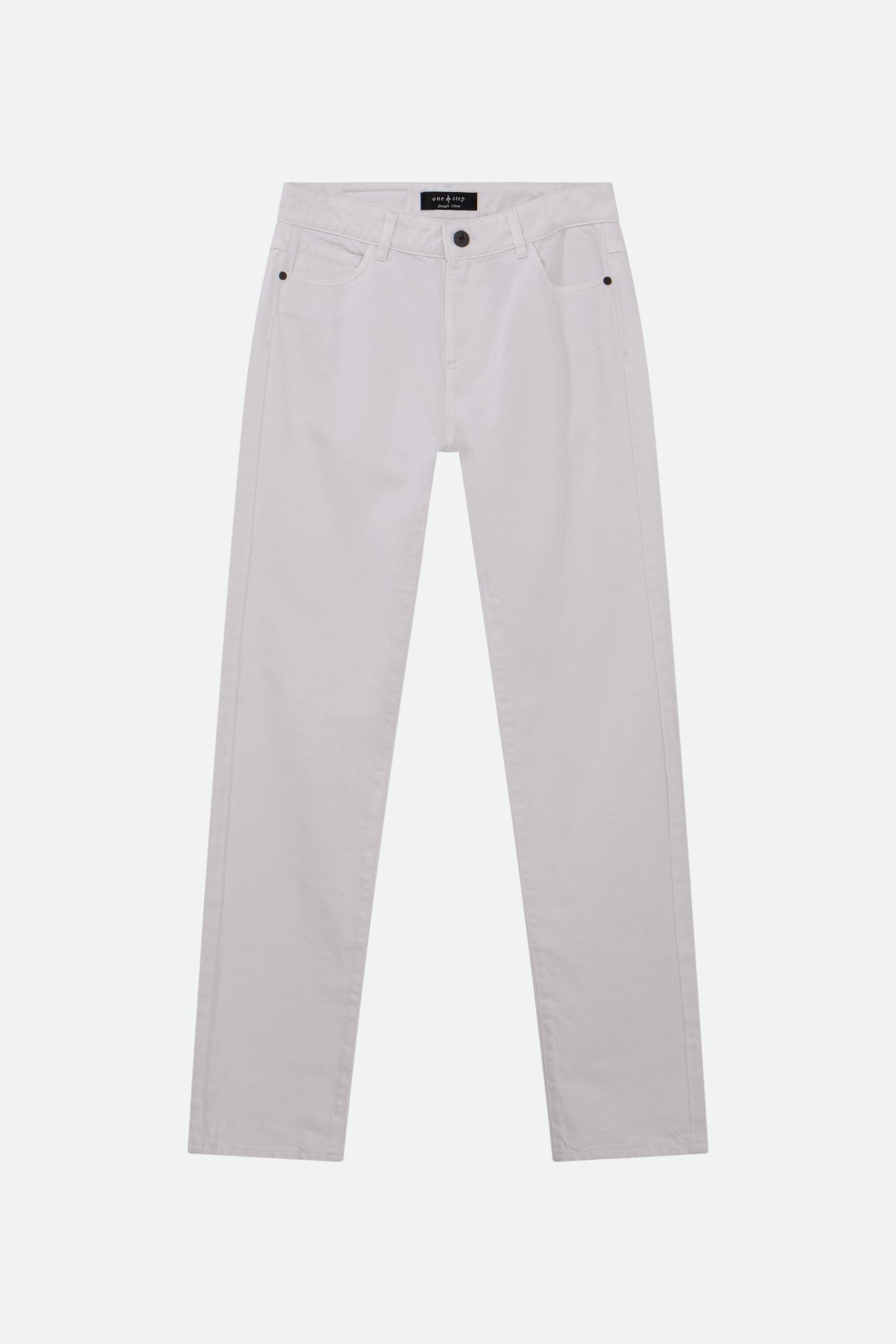 LE CARLA - 7/8 WHITE WATERLESS ORGANIC COTTON JEANS 3