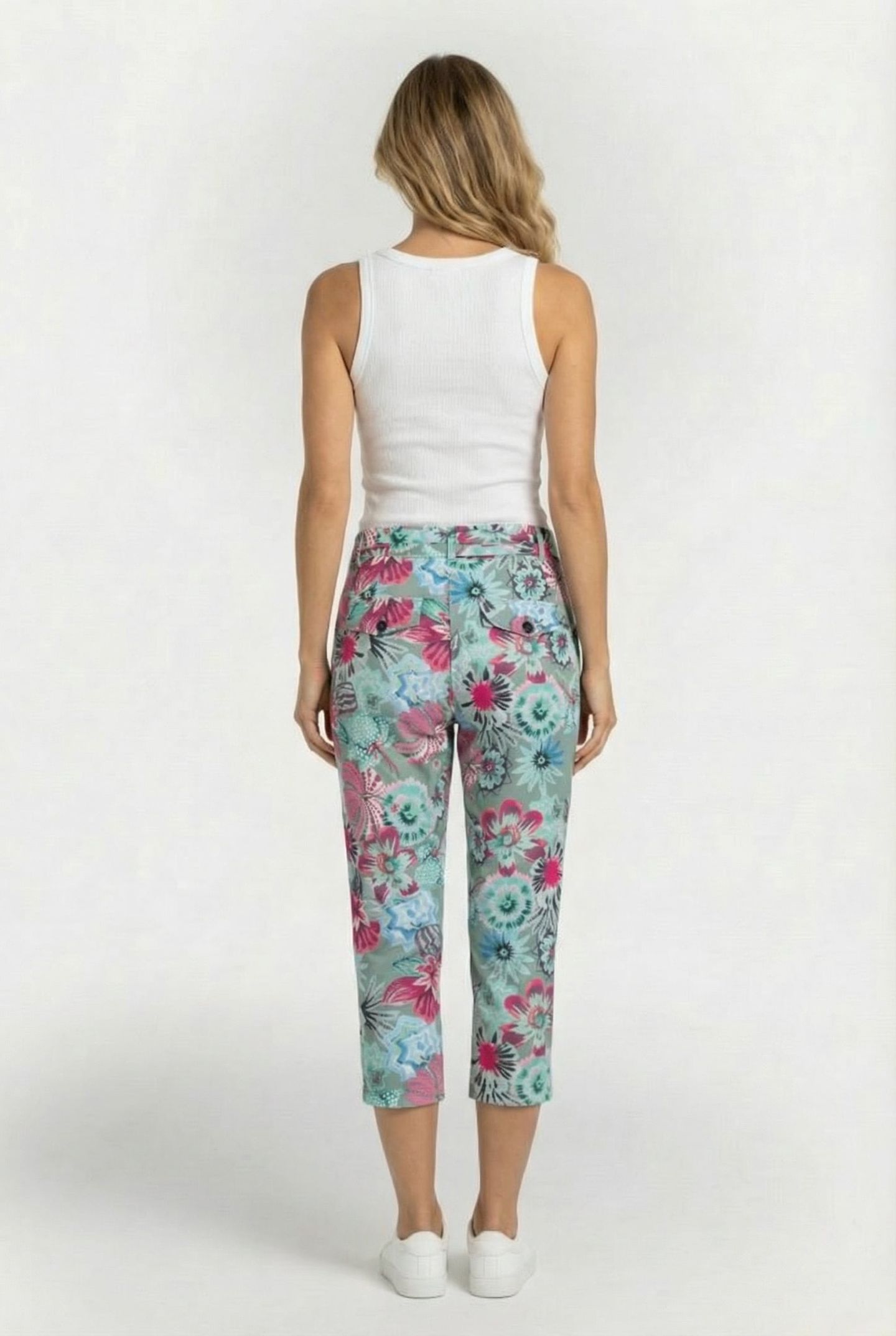 TRAVEL CAPRI JOURNAL IN DE GRANITE GREEN WITH FLORAL MEDLEY  2