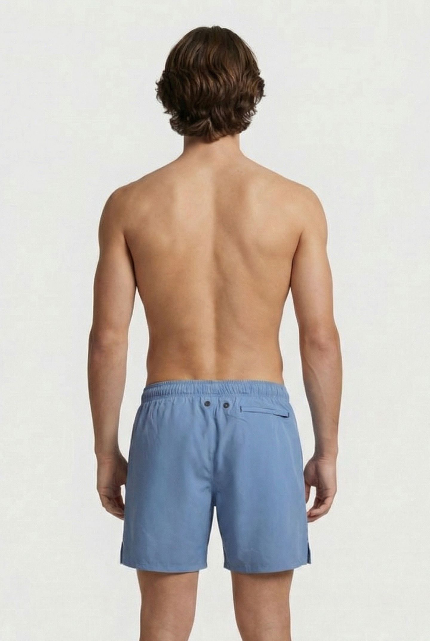 MEN'S ARENA EVO BEACH BOXER LOGO GREY BLUE 2