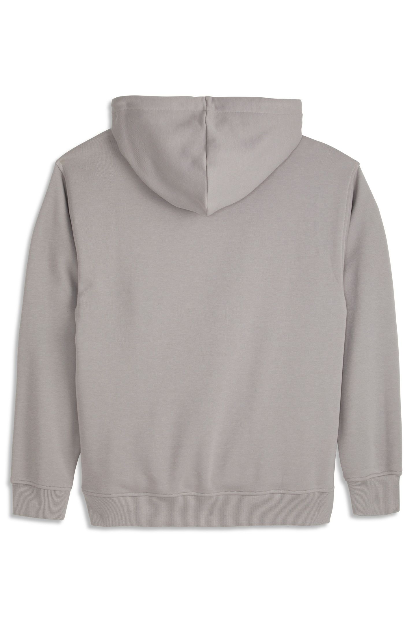 RELAXED FIT FLEECE GRAPHIC HOODIE GREY/PURPLE 2