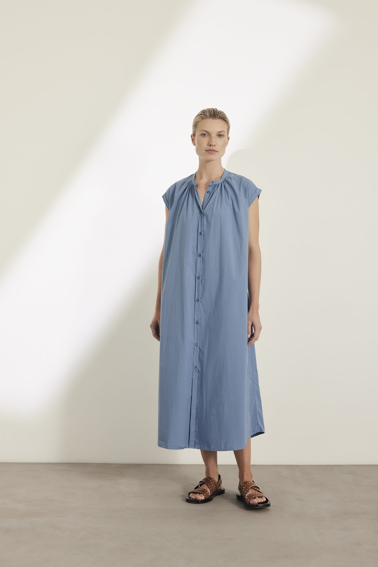 KARO DRESS BLUE 1
