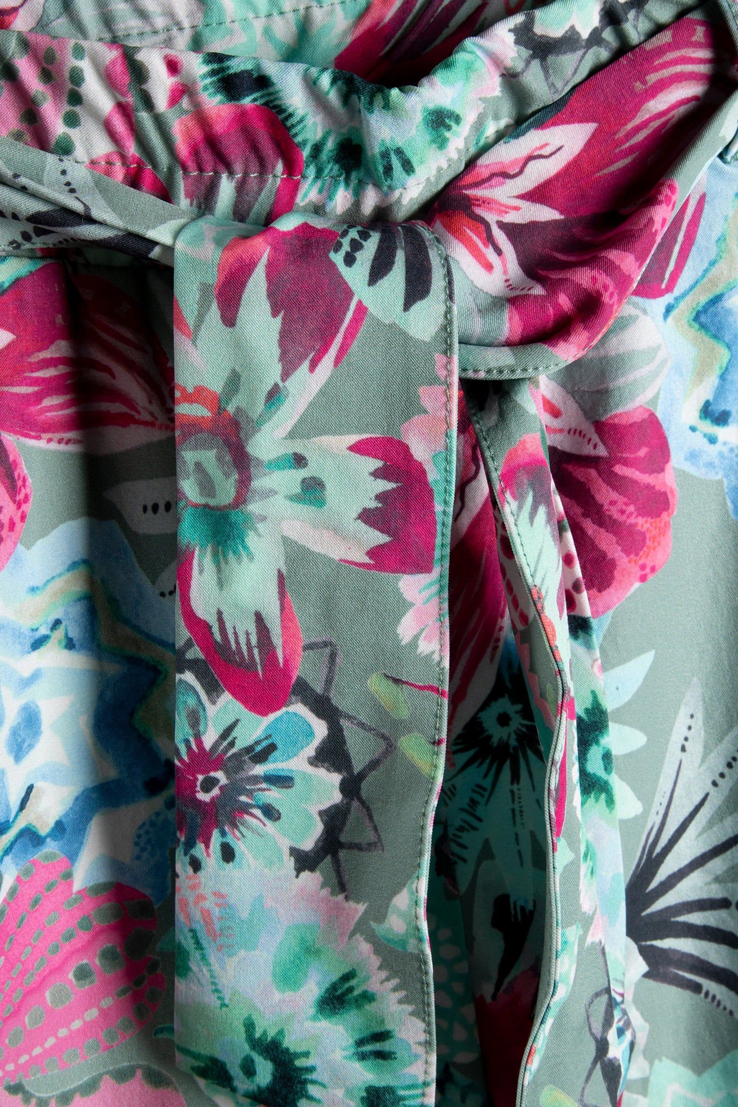 TRAVEL CAPRI JOURNAL IN DE GRANITE GREEN WITH FLORAL MEDLEY  4
