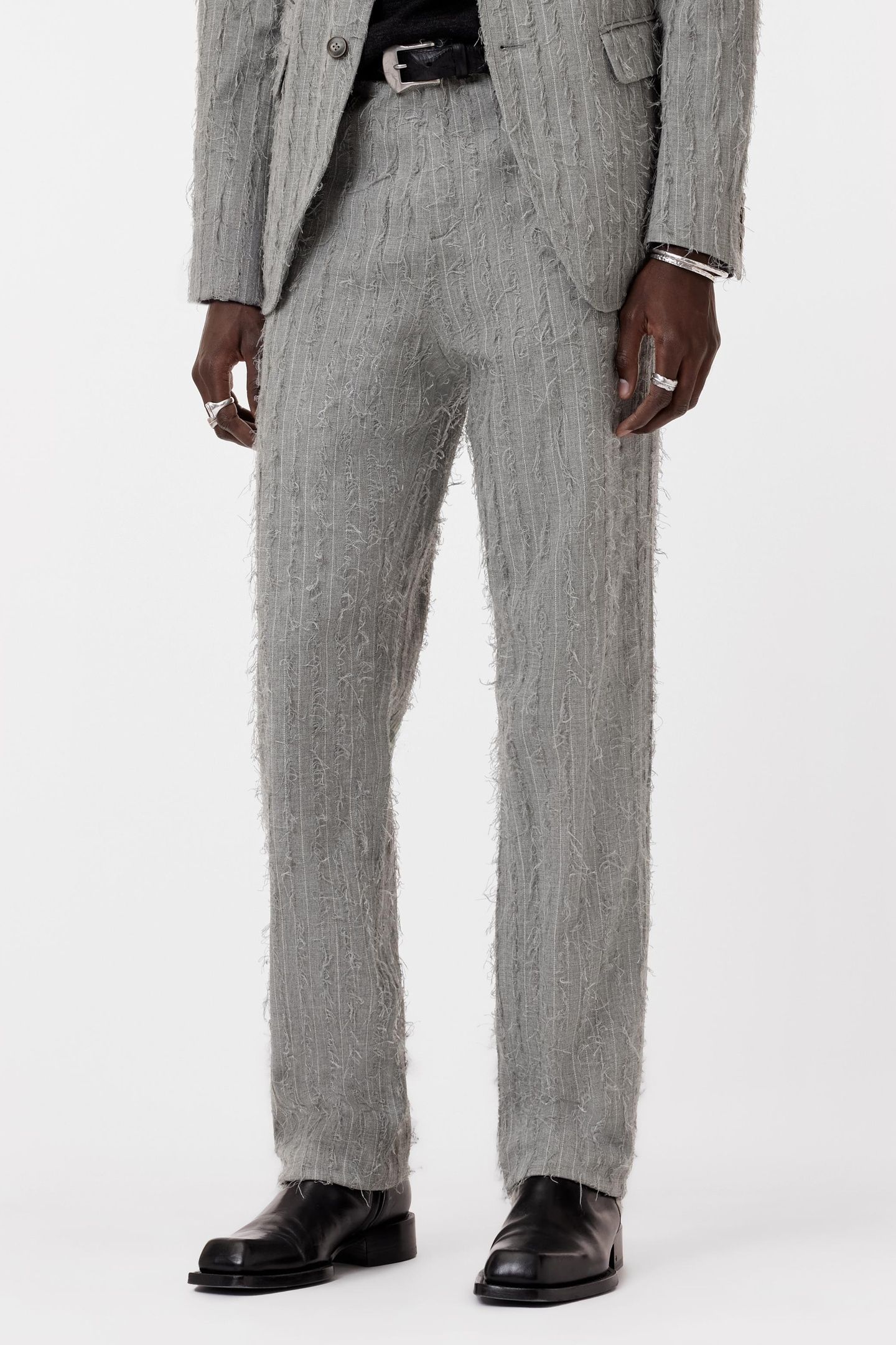 DUNCAN PANTS - EXTENDED WAIST BAND PANTS GREY 1