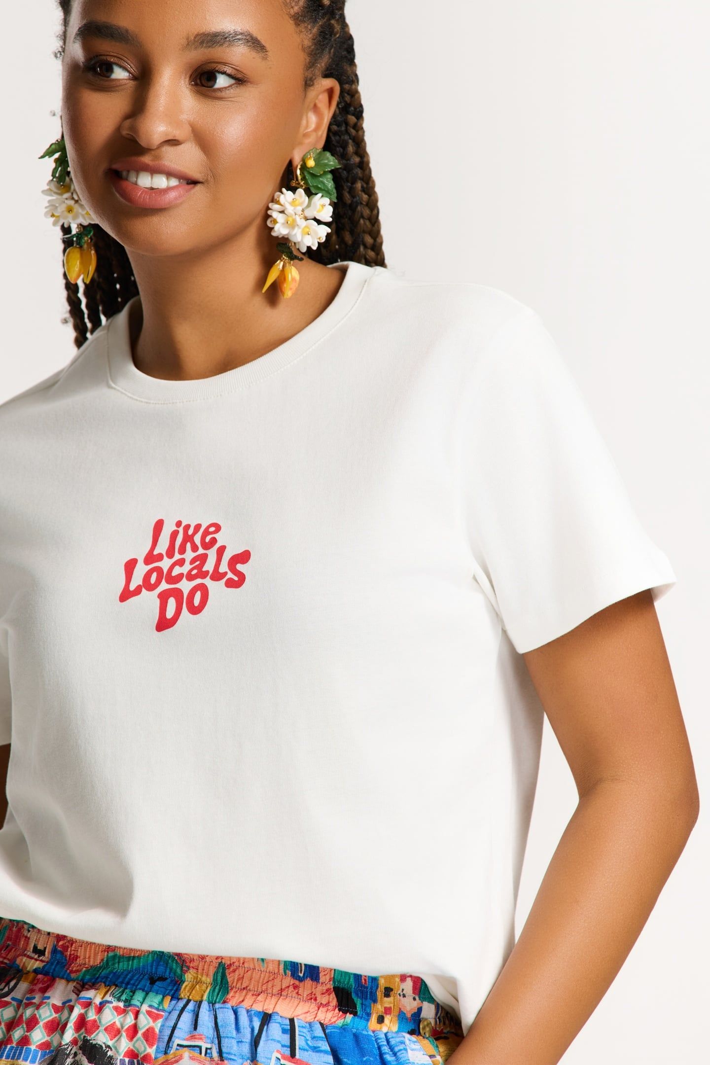 NOA LIKE LOCALS DO T-SHIRT WHITE 9