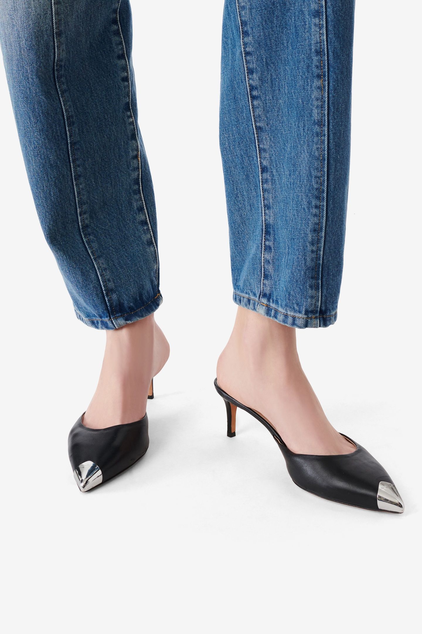 KAIA MULES BLACK 6
