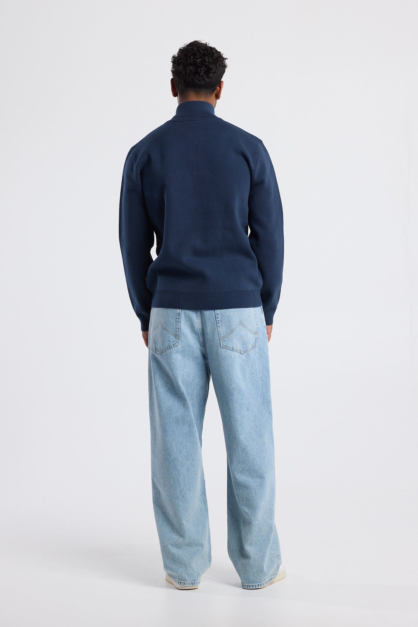 KONRAD HALFZIP DARK BLUE 2