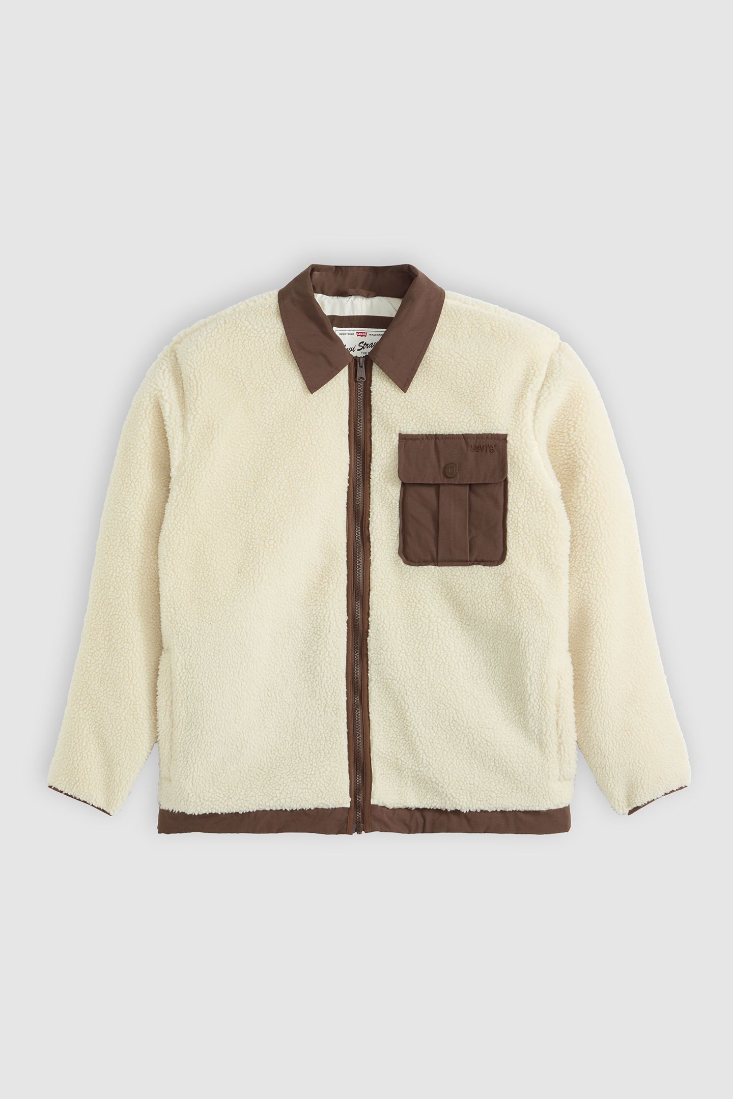 JOONIE SHERPA JACKET OATMEAL 4
