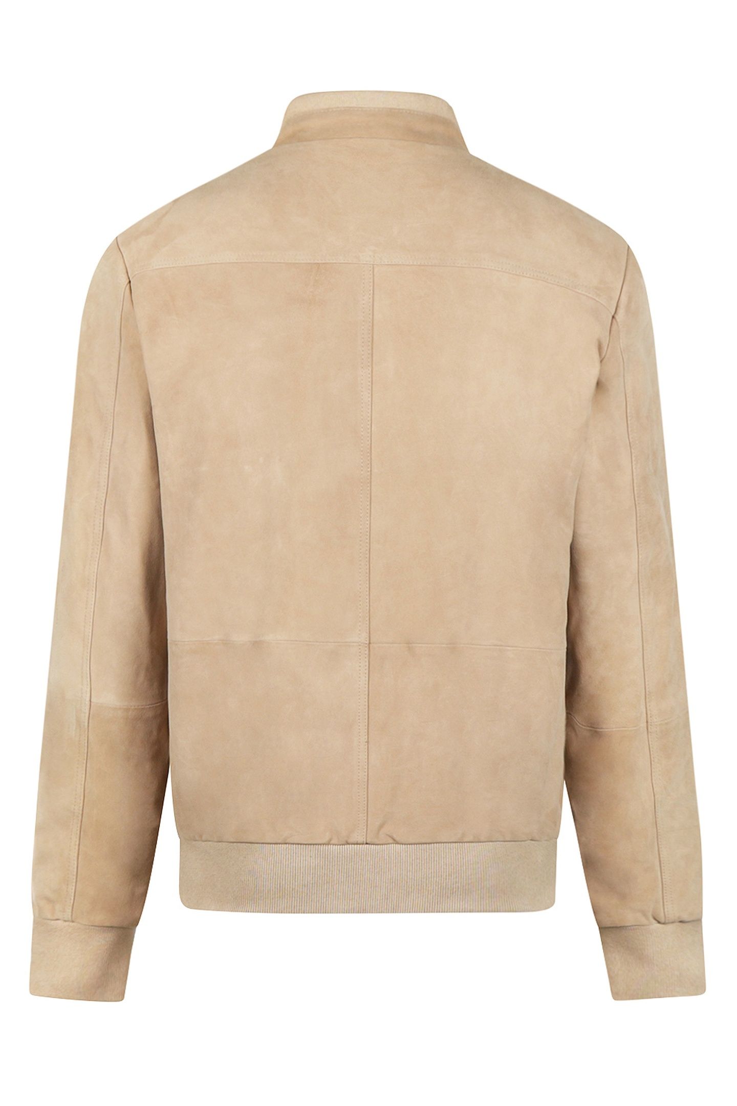 SUEDE BOMBER JACKET SAND 2
