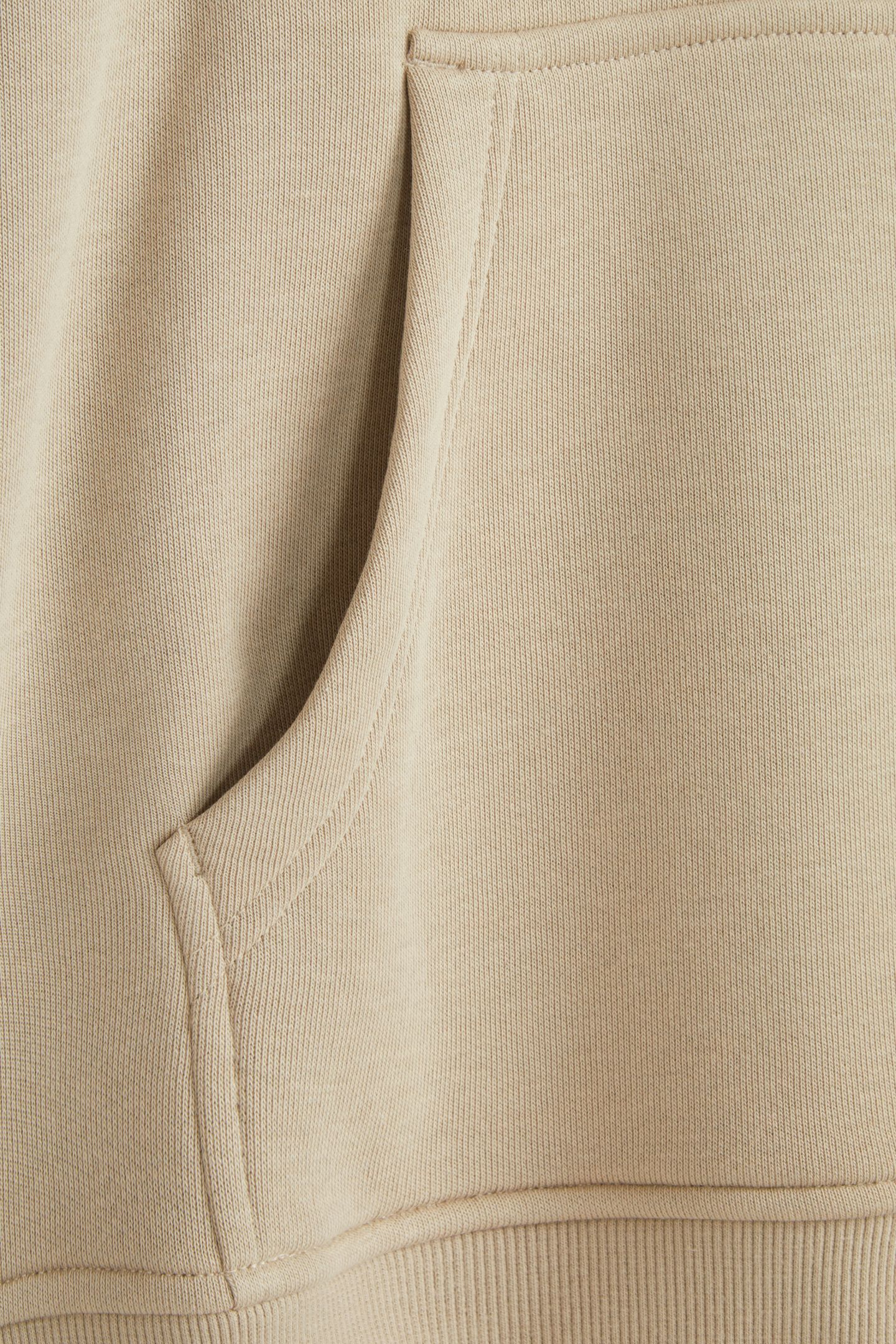 RELAXED FIT FLEECE GRAPHIC HOODIE TAUPE 10