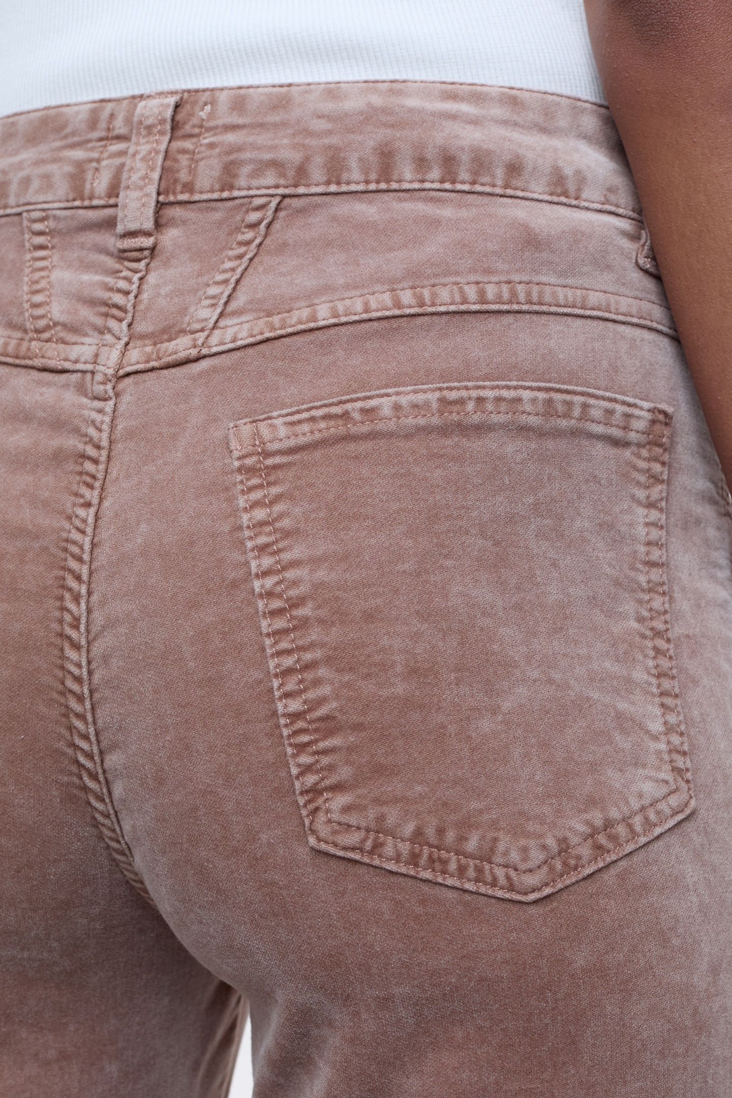 PEDAL PUSHER PANTS BISCOTTI BROWN 4