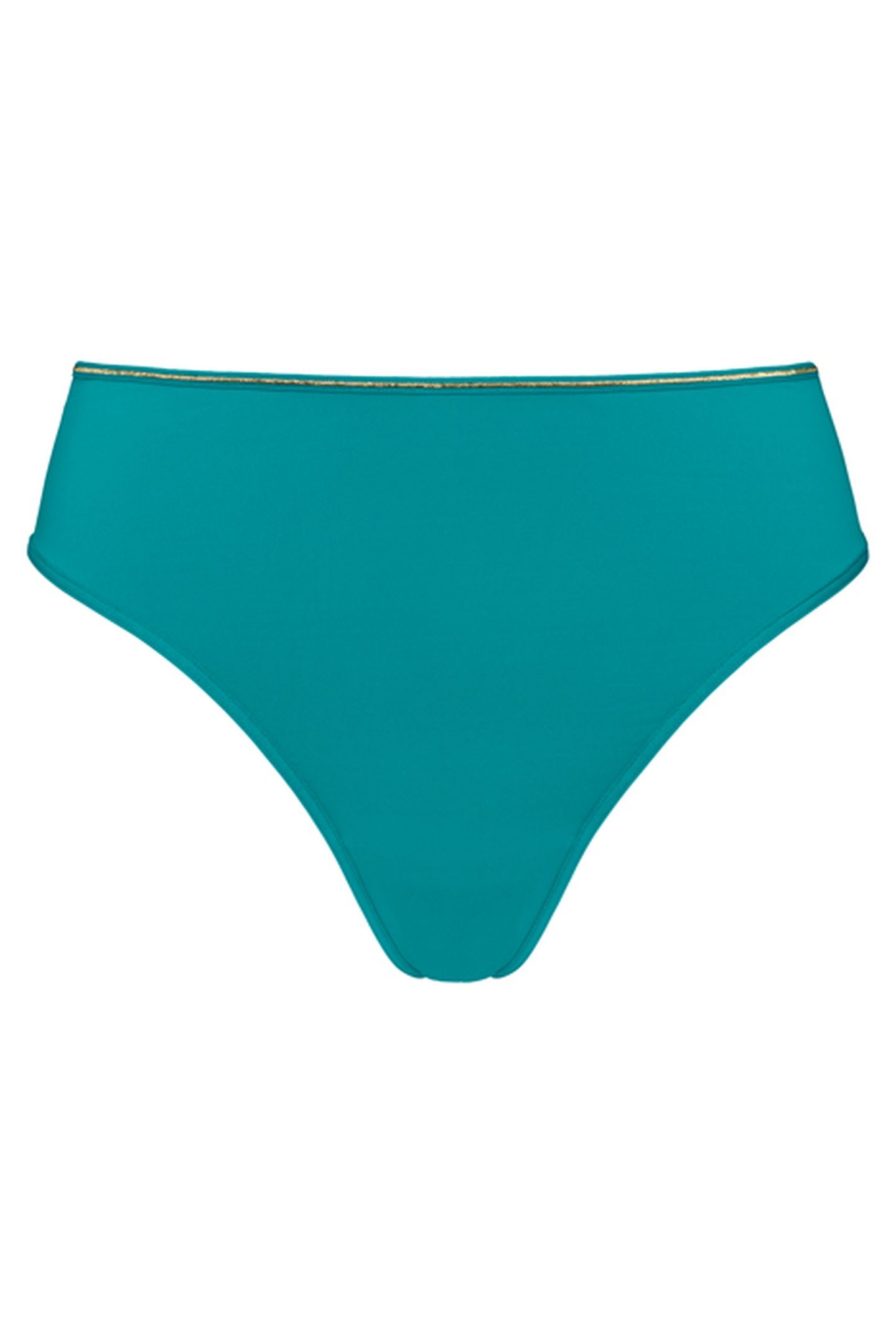 DAME DE PARIS LAKE BLUE AND GOLD THONG 4