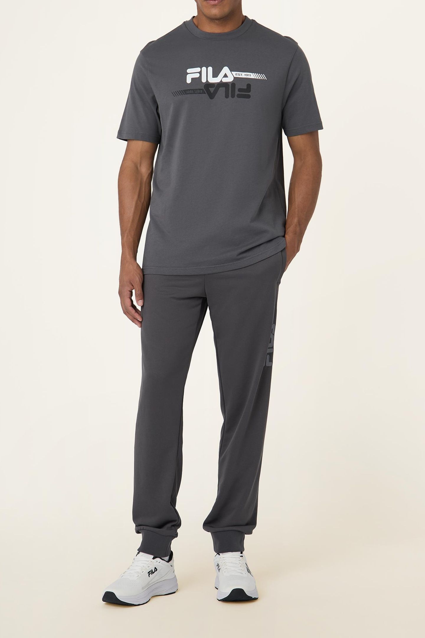 MANTA REGULAR GRAPHIC SWEATPANTS DARK SHADOW 2