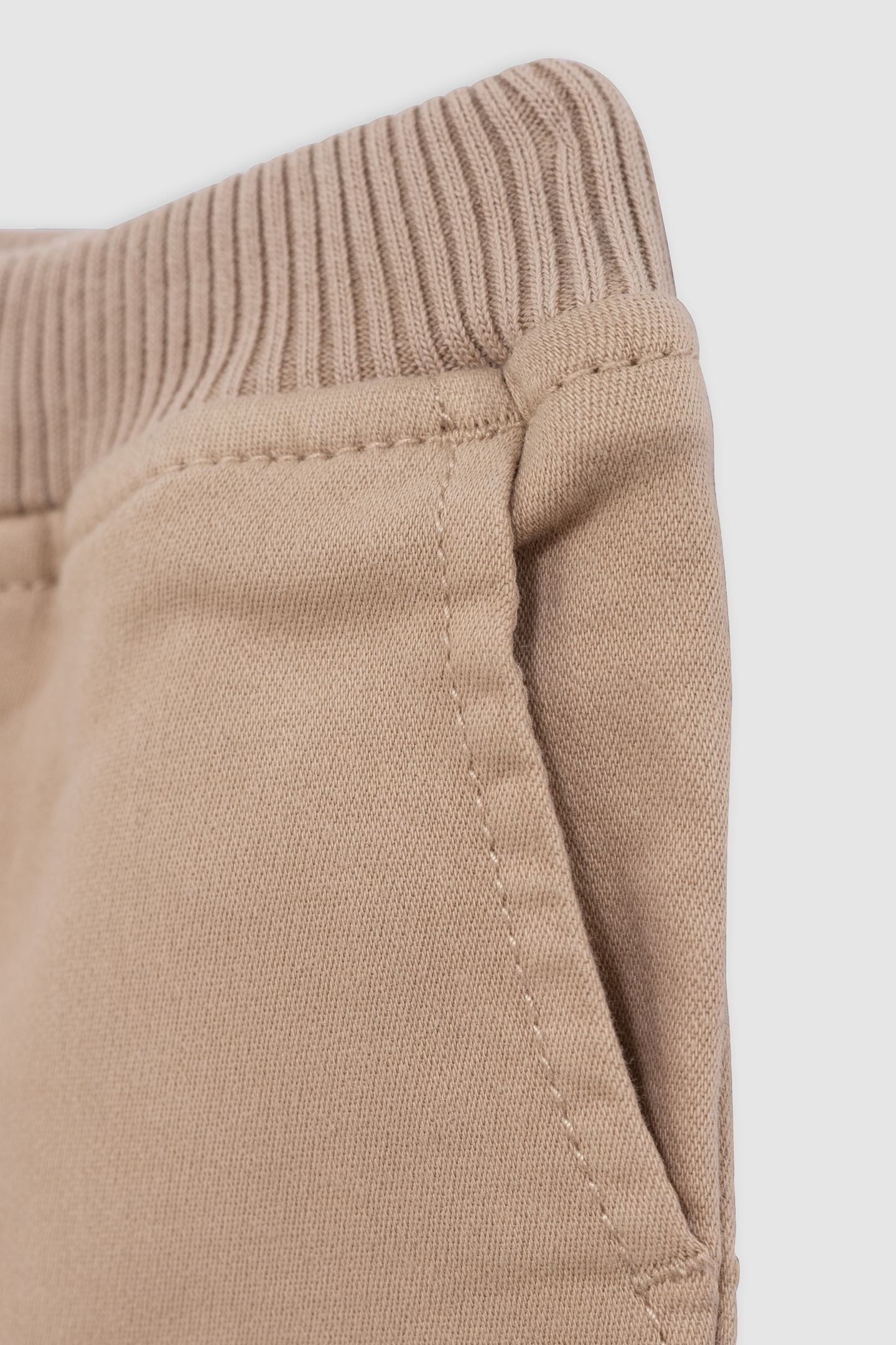 BEIGE DENIM BERMUDA SHORTS 5