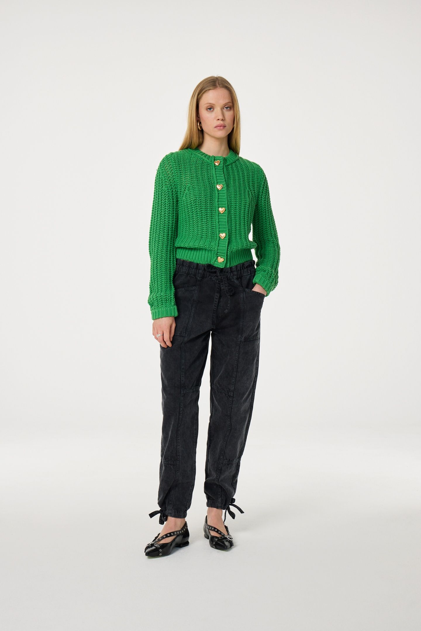 SUN CARDIGAN GREEN GLIMMER 1