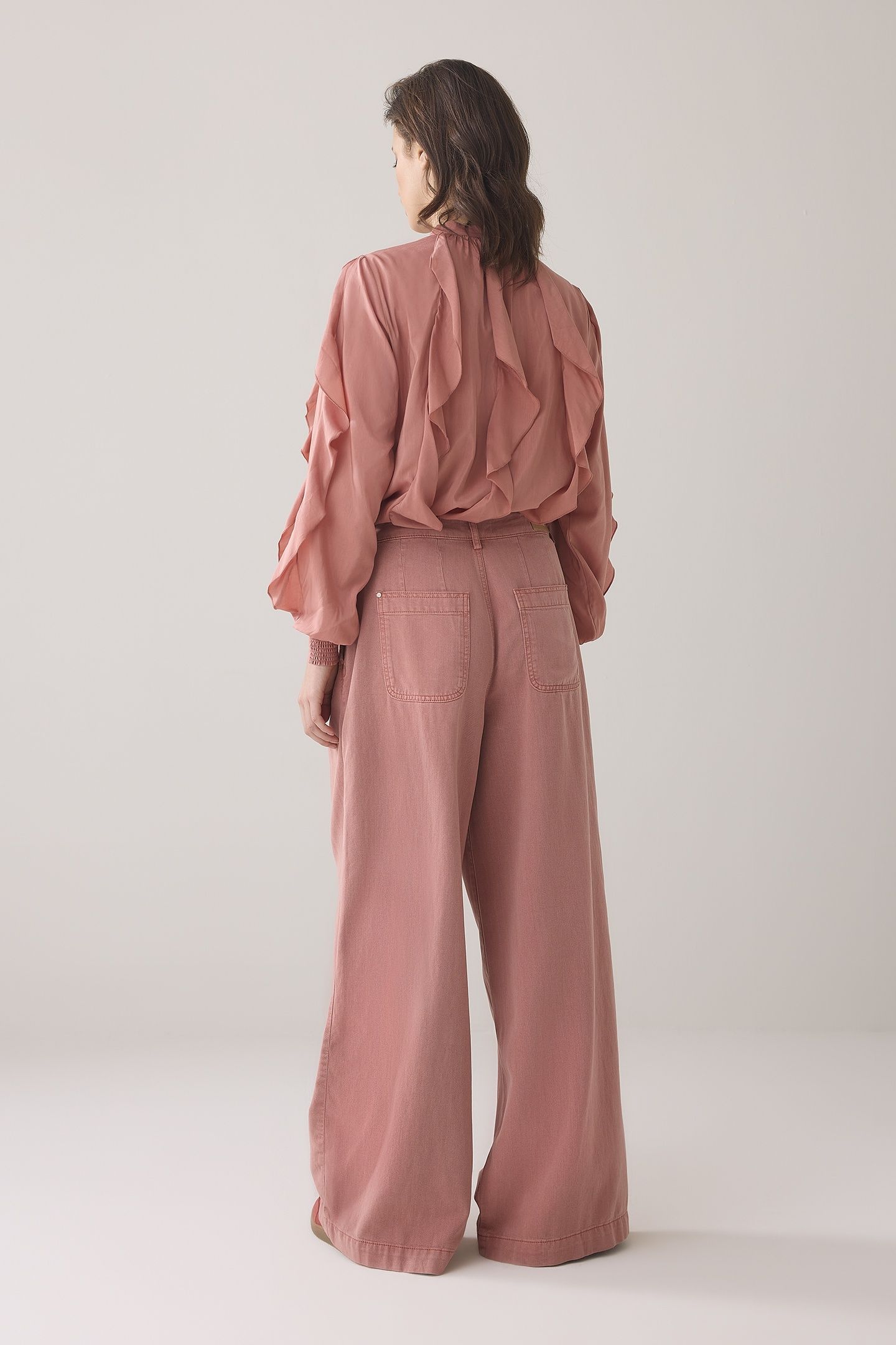 WIDELEG PANT SWAY TENCEL SEPHIA BLUSH 2