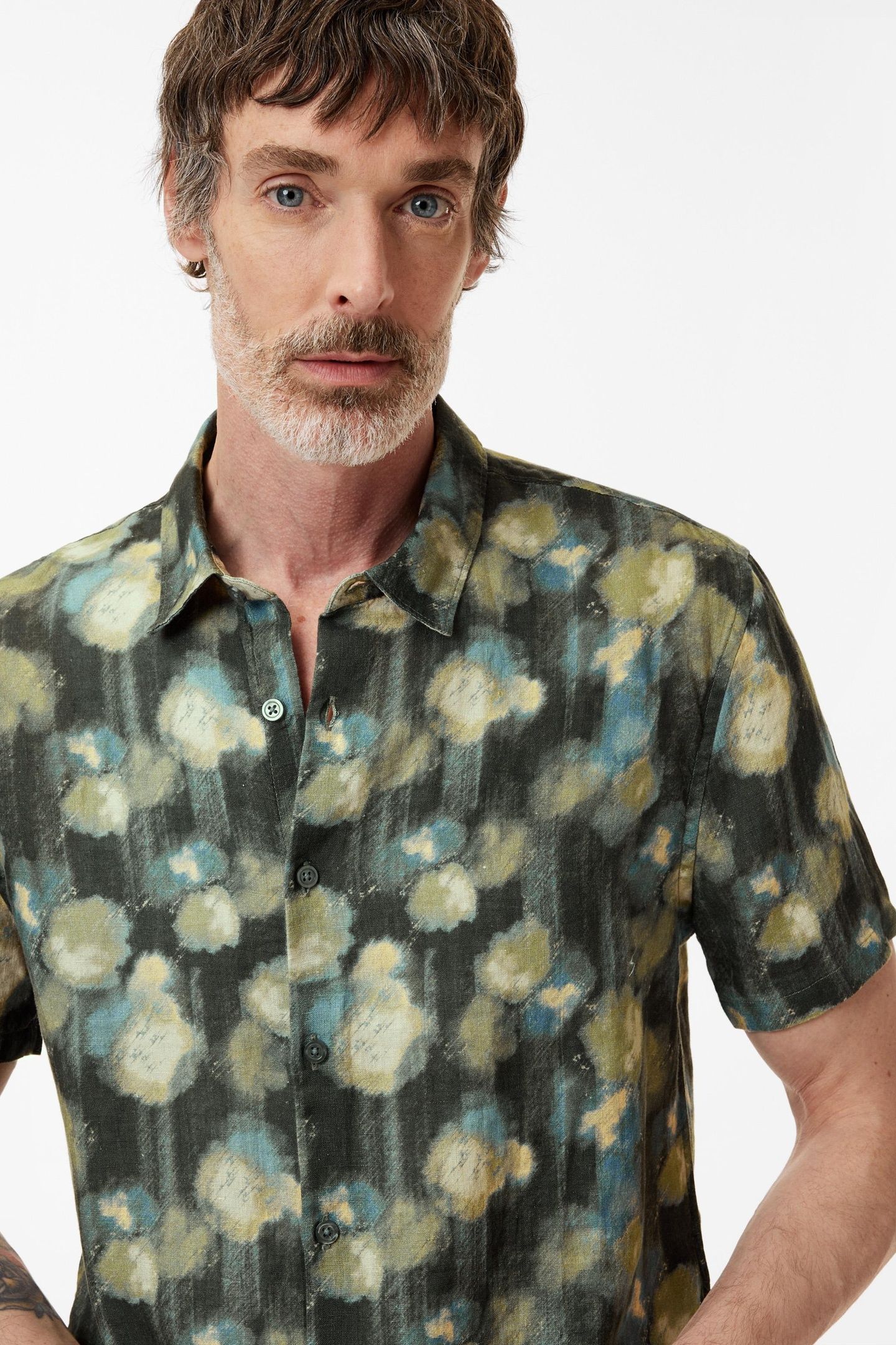 SEAN SHORT SLEEVE SHIRT MOSS 3