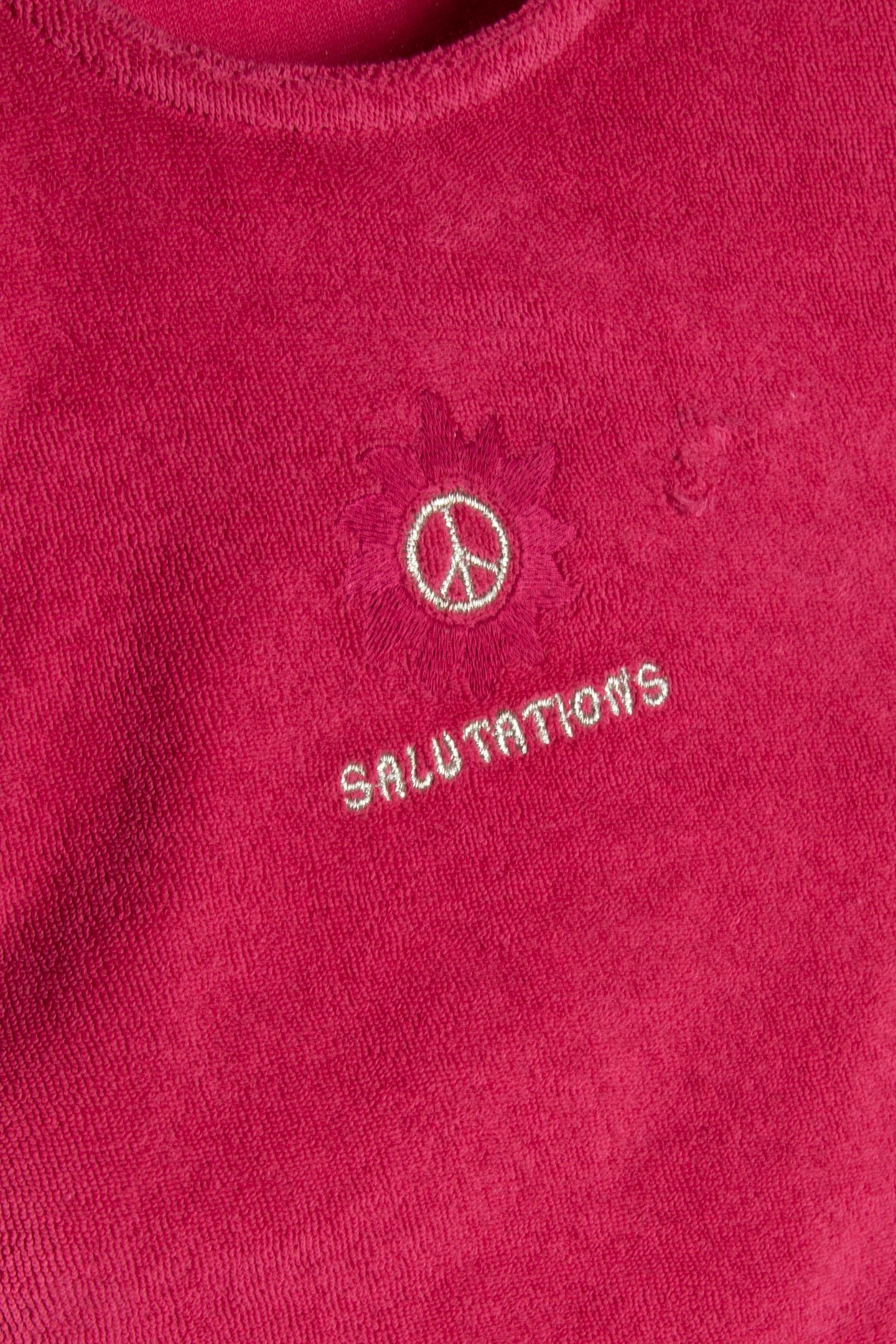 PINK TERRYCLOTH SHORTS AND T-SHIRT SET 3