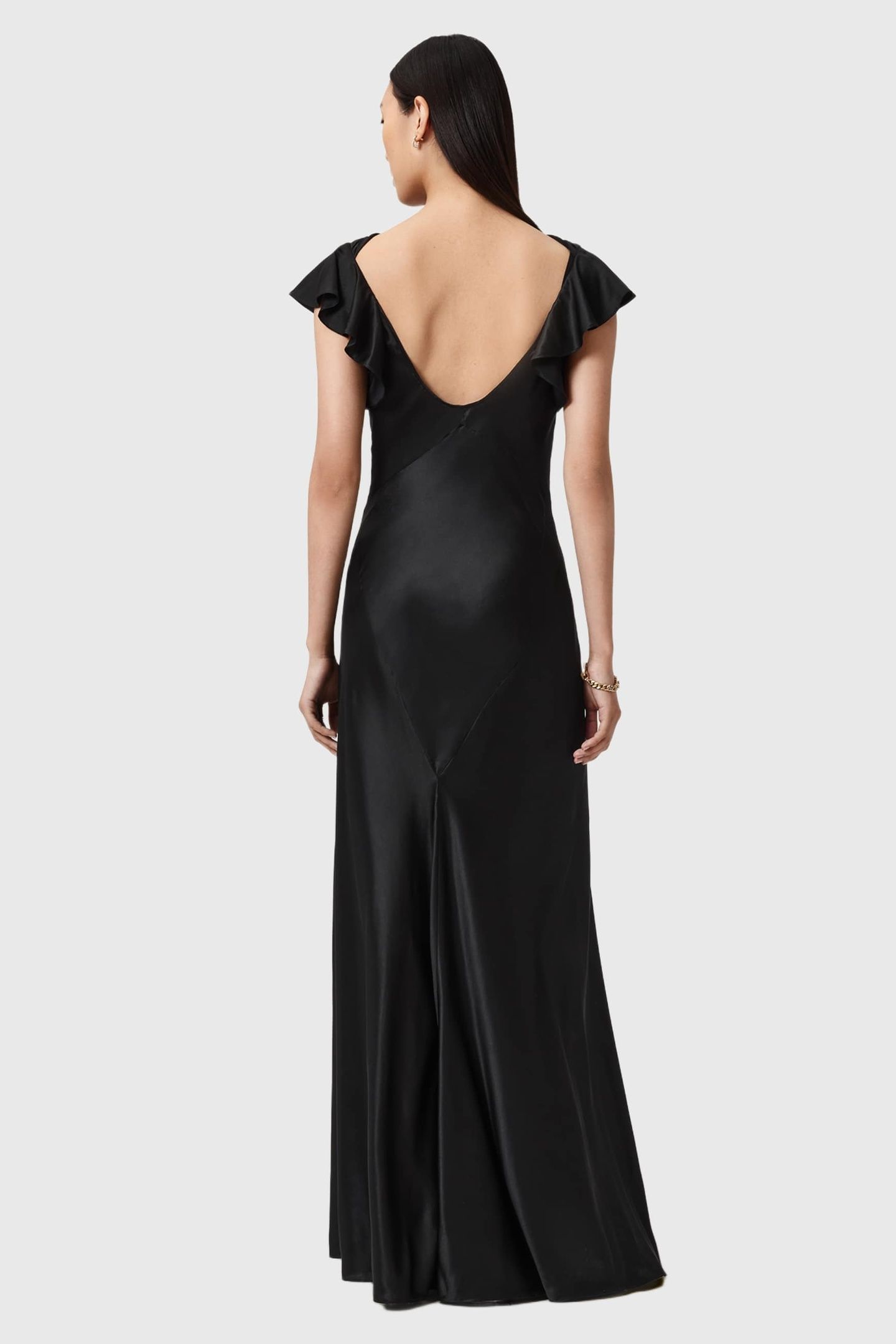 FLORA DRESS BLACK 5