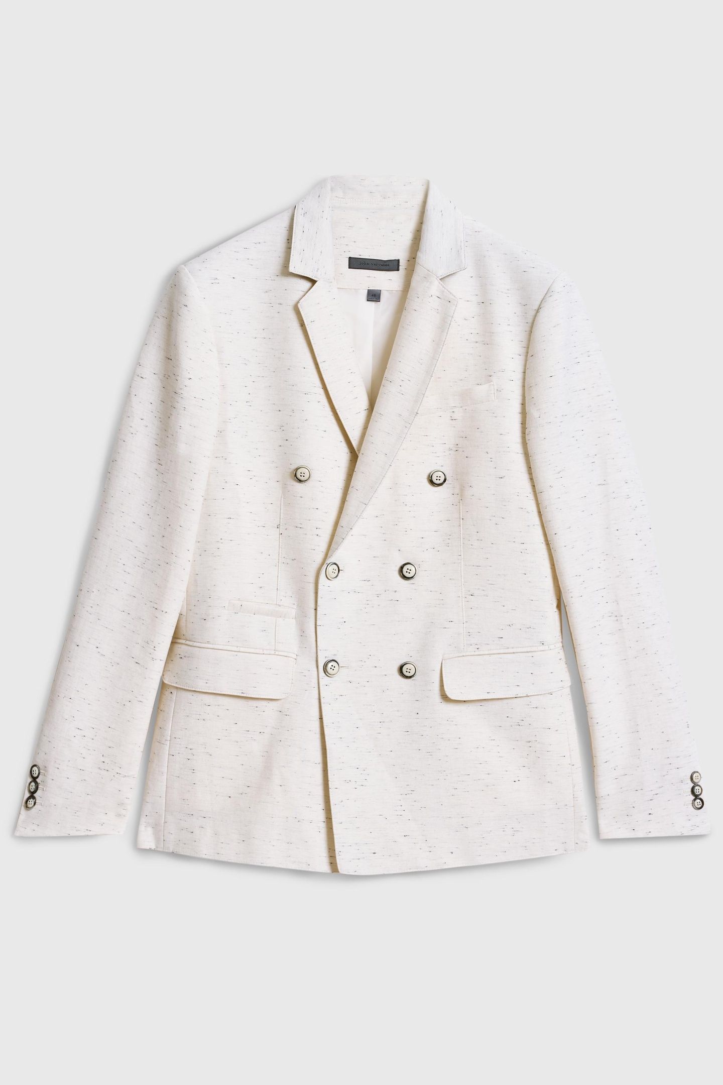 DEVITT JACKET - DOUBLE BREASTED PICK STI CHALK 2