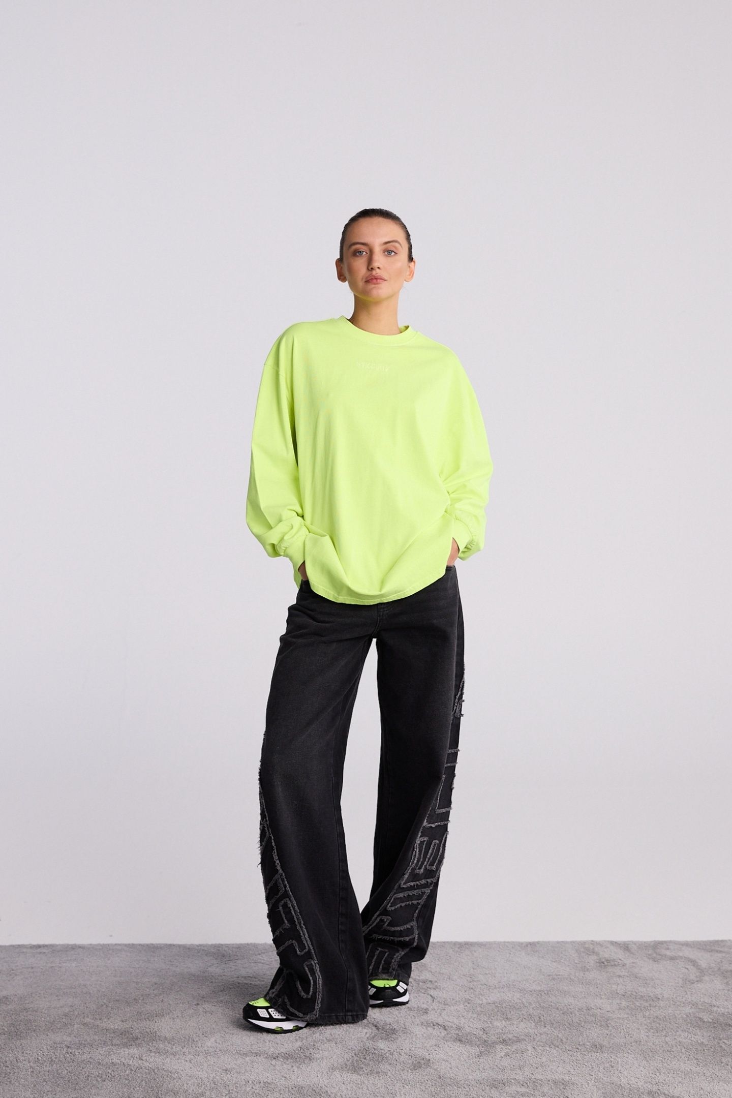 BASIC SKATE LONGSLEEVE YELLOW 2