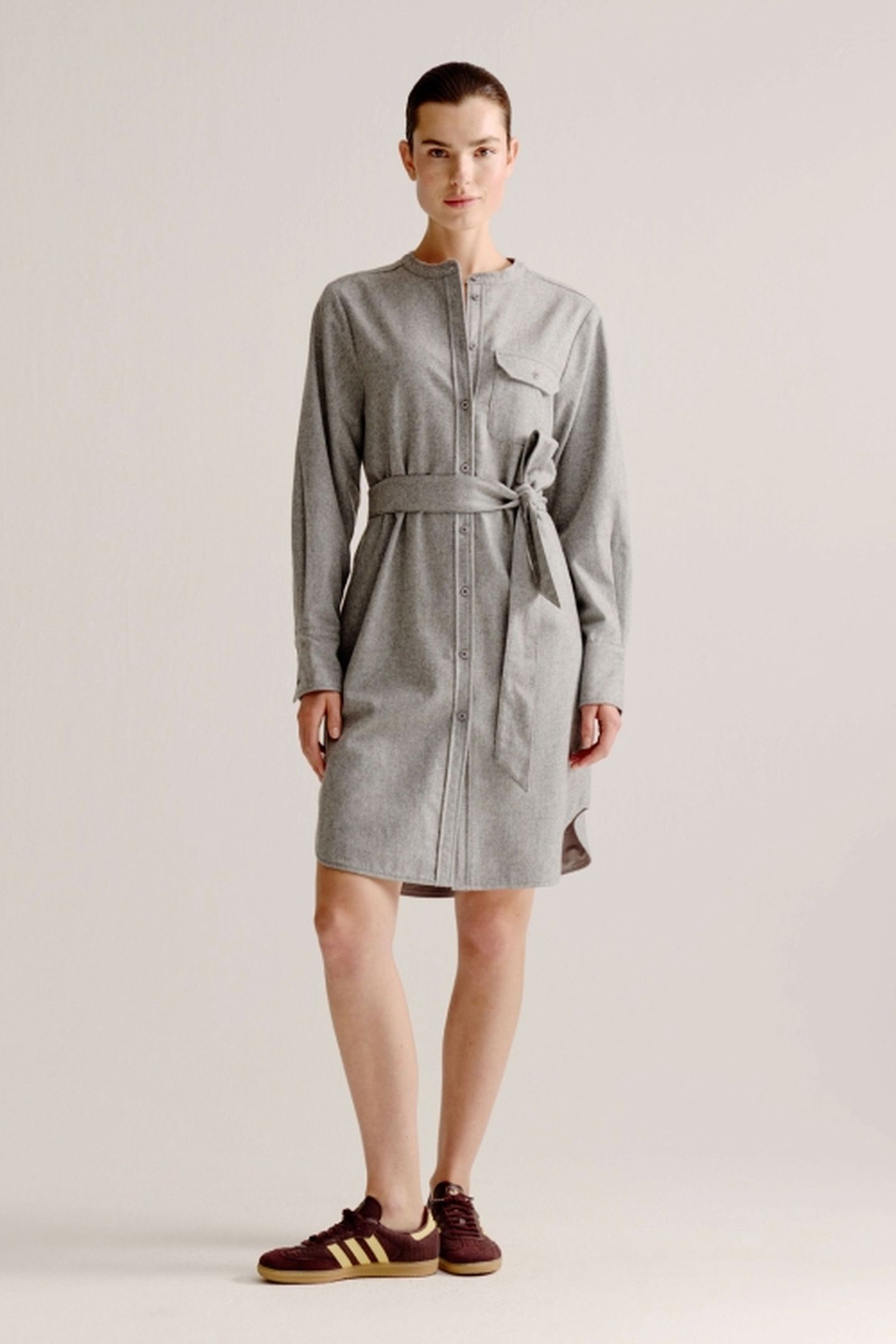 LAUREEN DRESS GREY 1