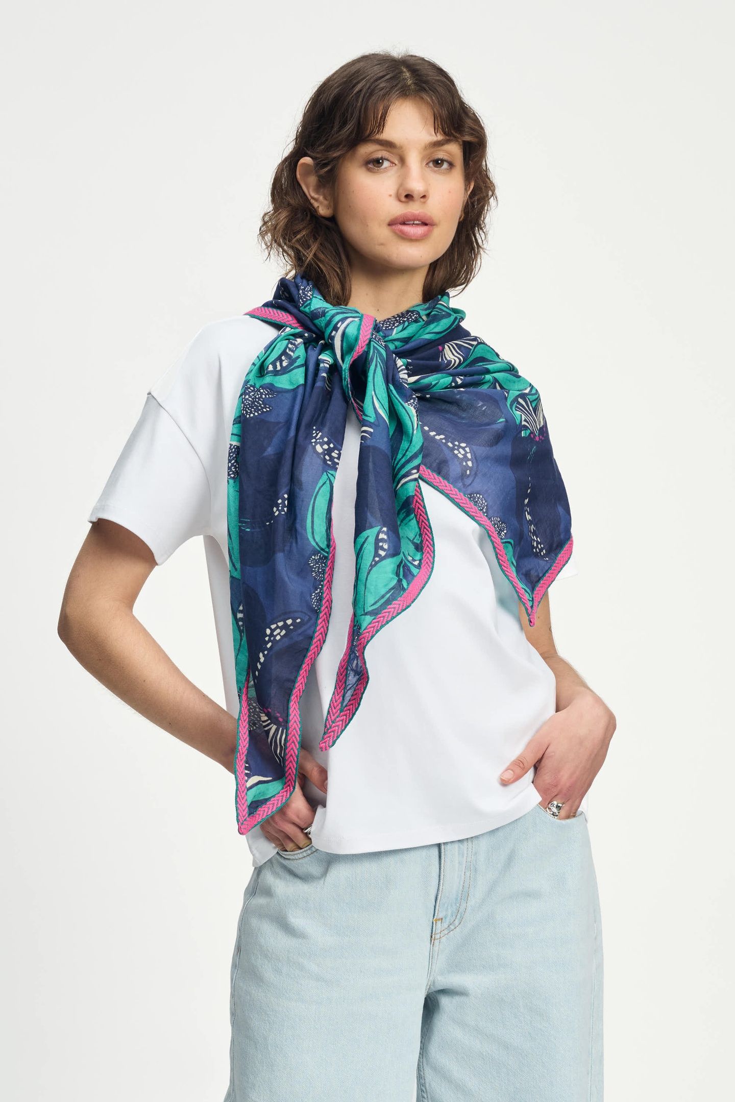 SHAWL - DELICACY GREEN 1