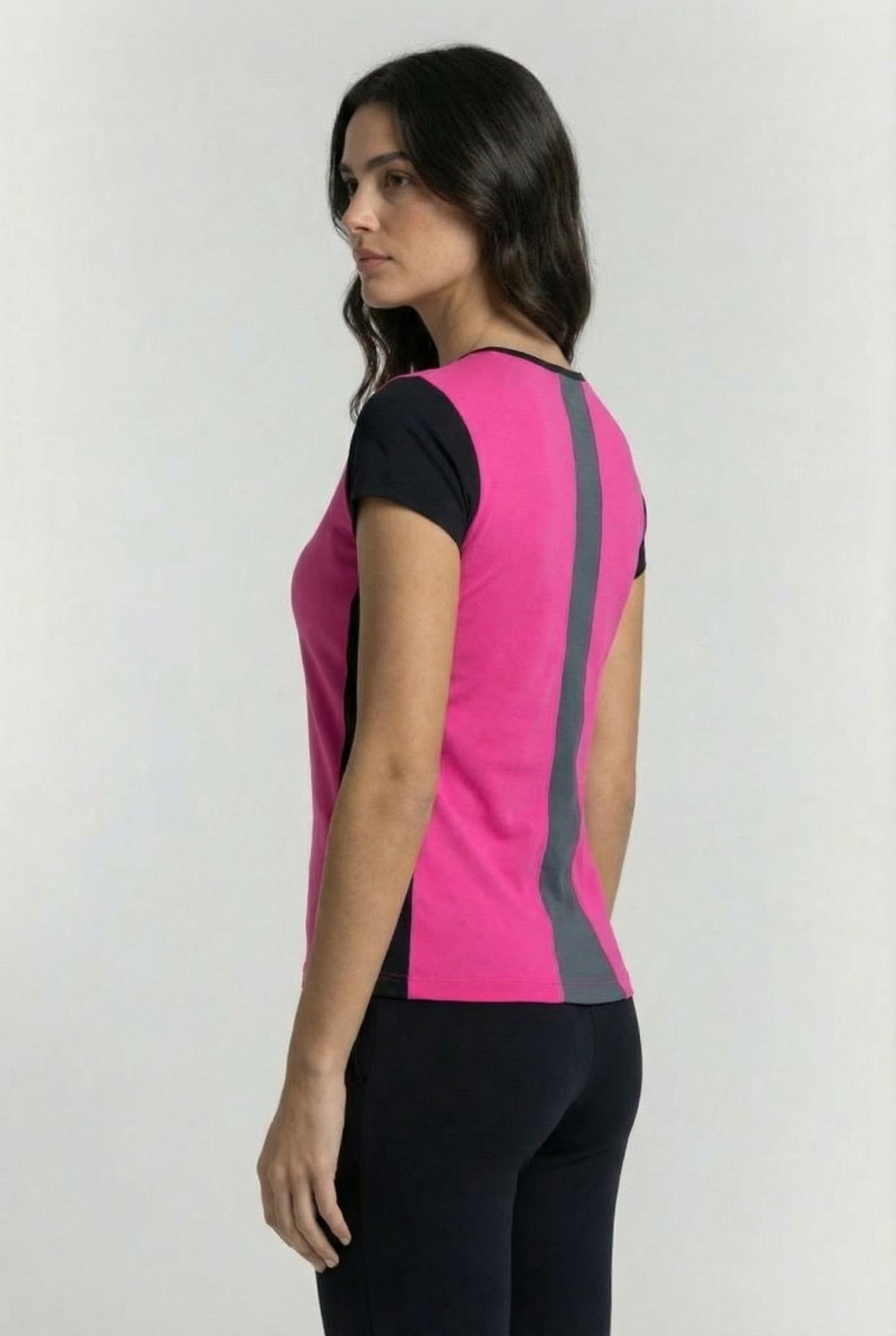 W PERF REVO T-SHIRT FRESIA ROSE BLACK 3