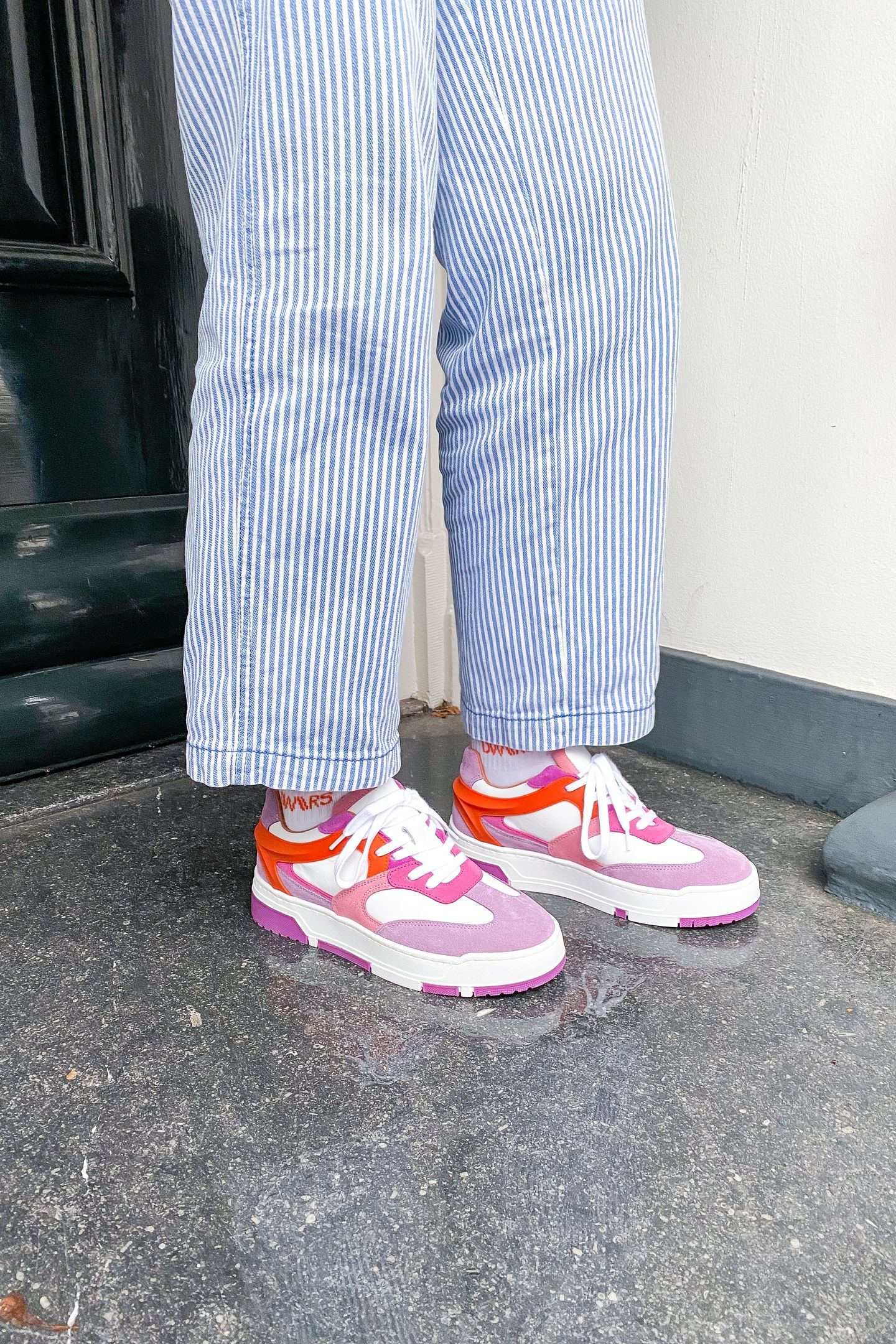 DURBAN SNEAKER PURPLE / ORANGE 3