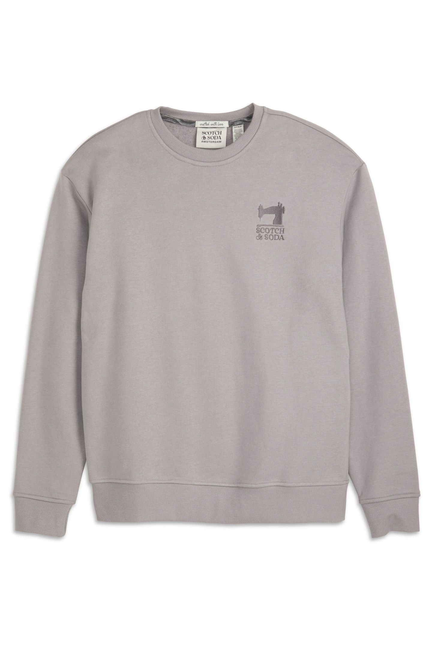 GRAPHIC CREW GREY/PURPLE 1