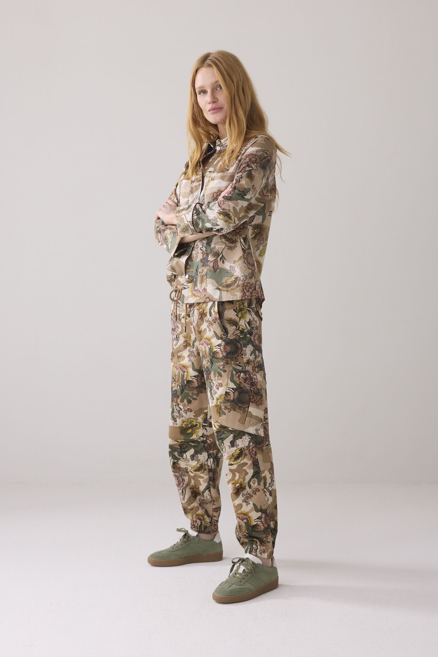 BLOUSE CAMOUFLAGE FLOWERS MULTICOLOUR 2