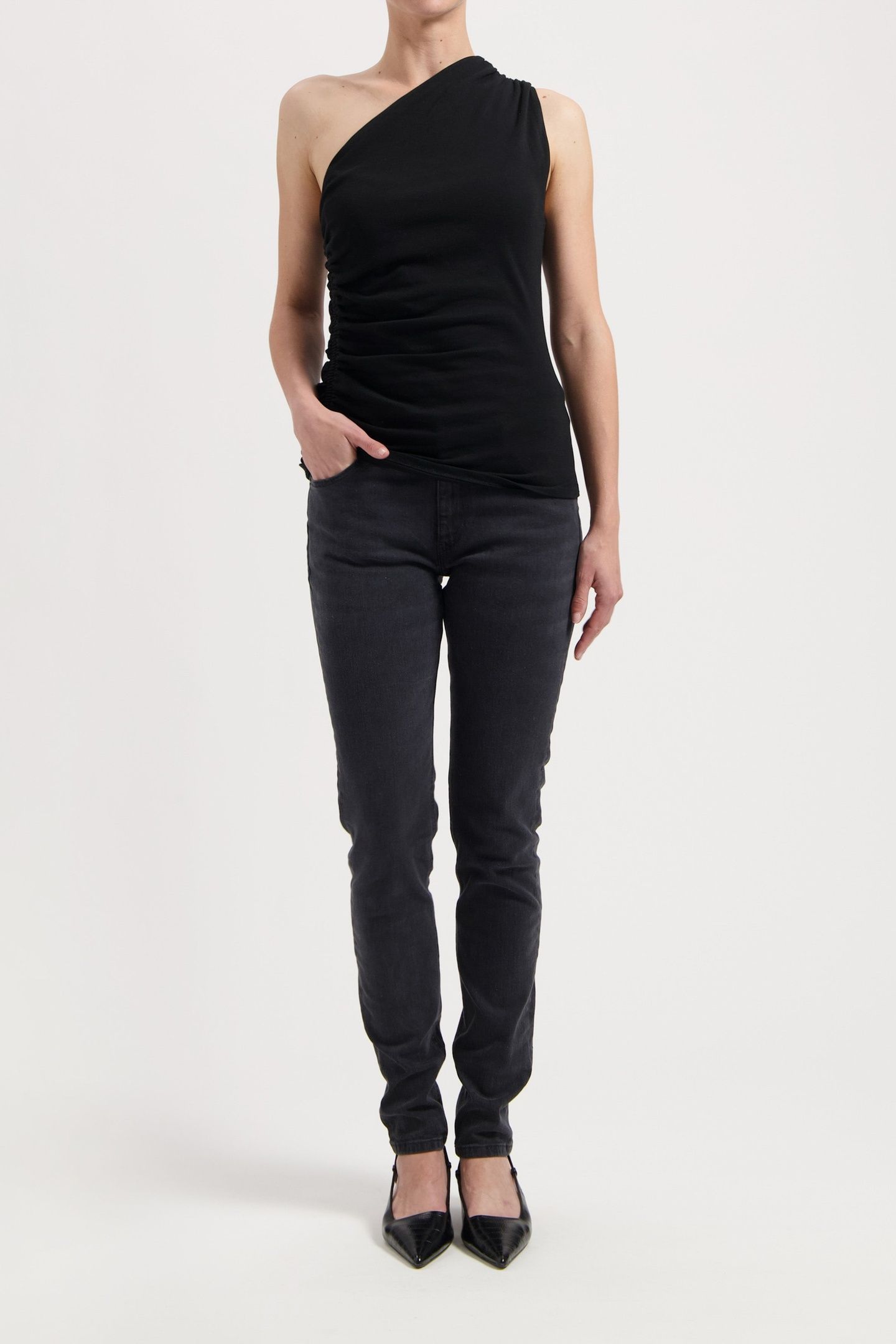 SKYLER MID SKINNY AUTHENTIC BLACK 2