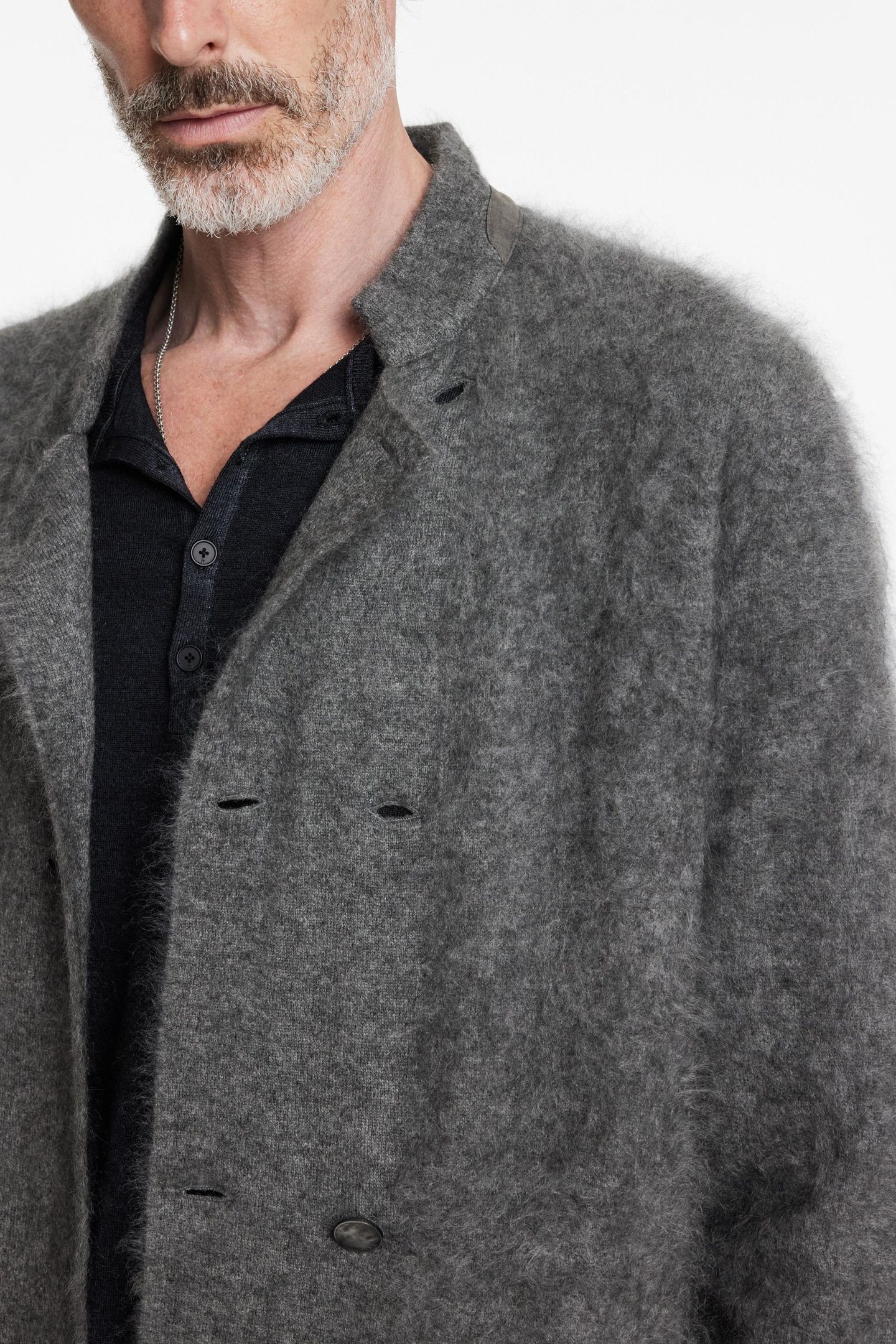 ADRANO REGULAR FIT CASHMERE DBL BREASTED SEAL GREY 3