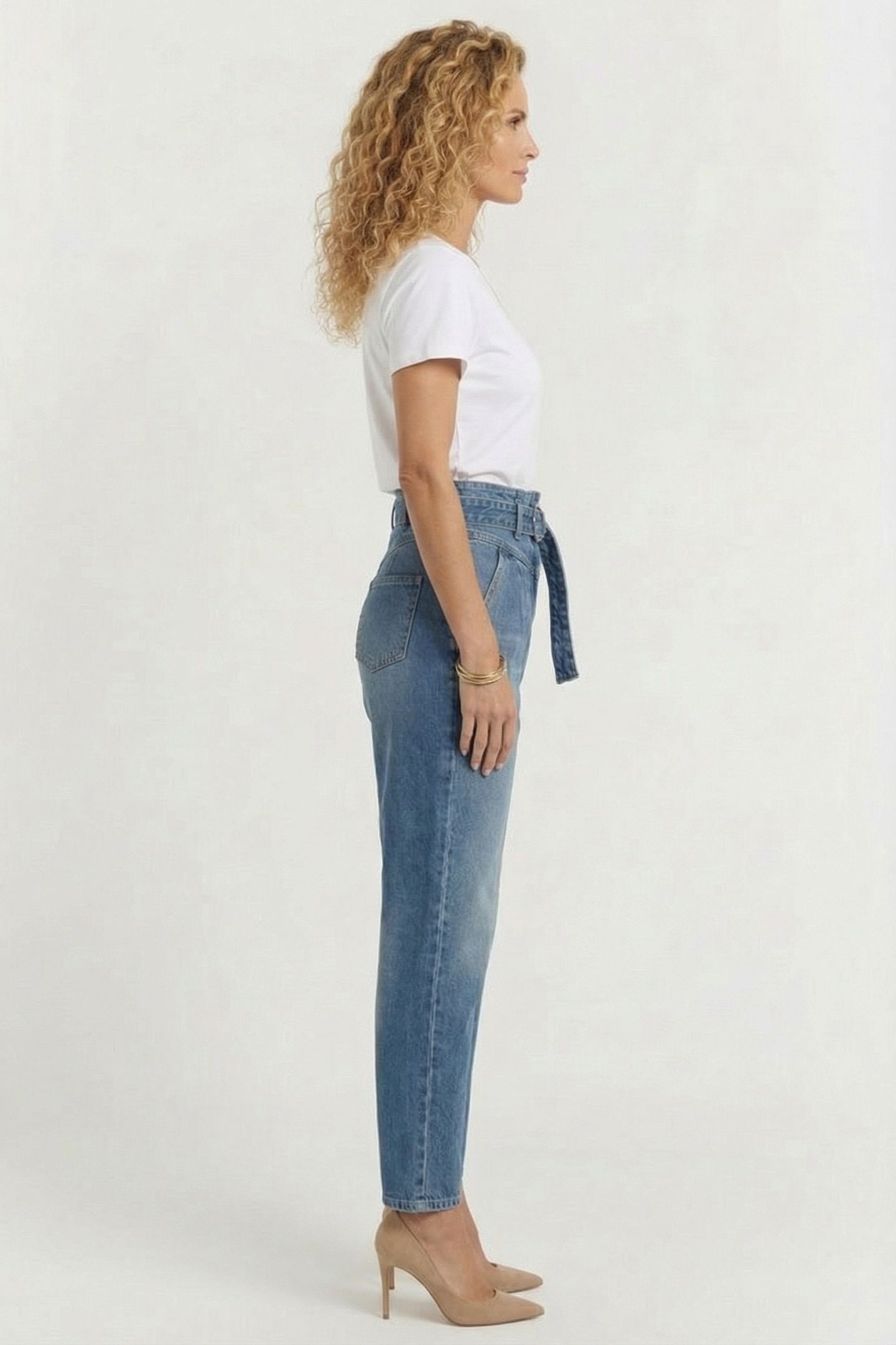INDIOSPE TROUSER MID BLUE USED 3
