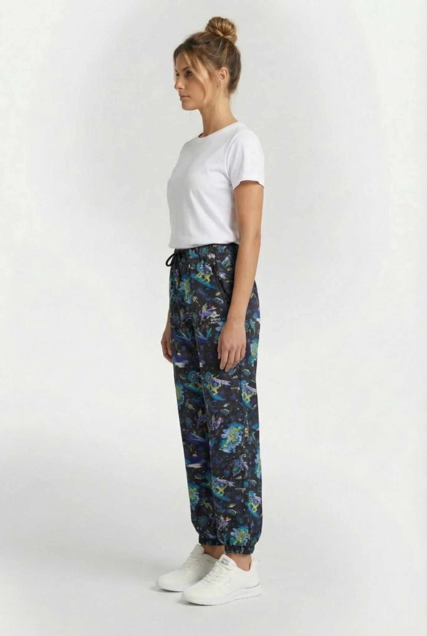 WOMEN'S ARENA FUN PLANET PANT BLACK MULTI 3