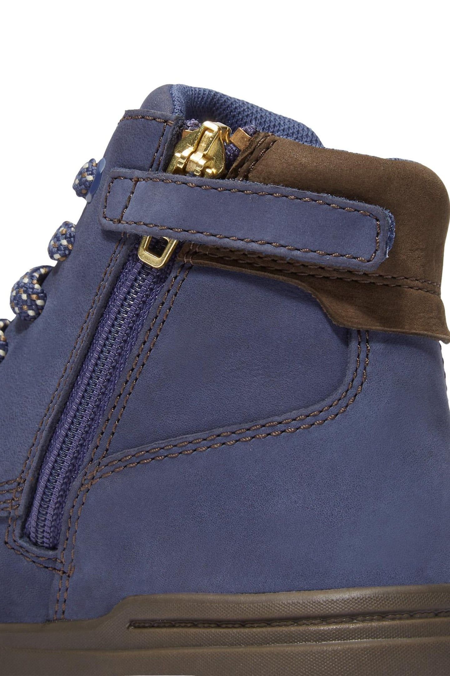 UNISEX SENECA BAY MID LACE UP WITH ZIP SNEAKER DARK BLUE NUB 9