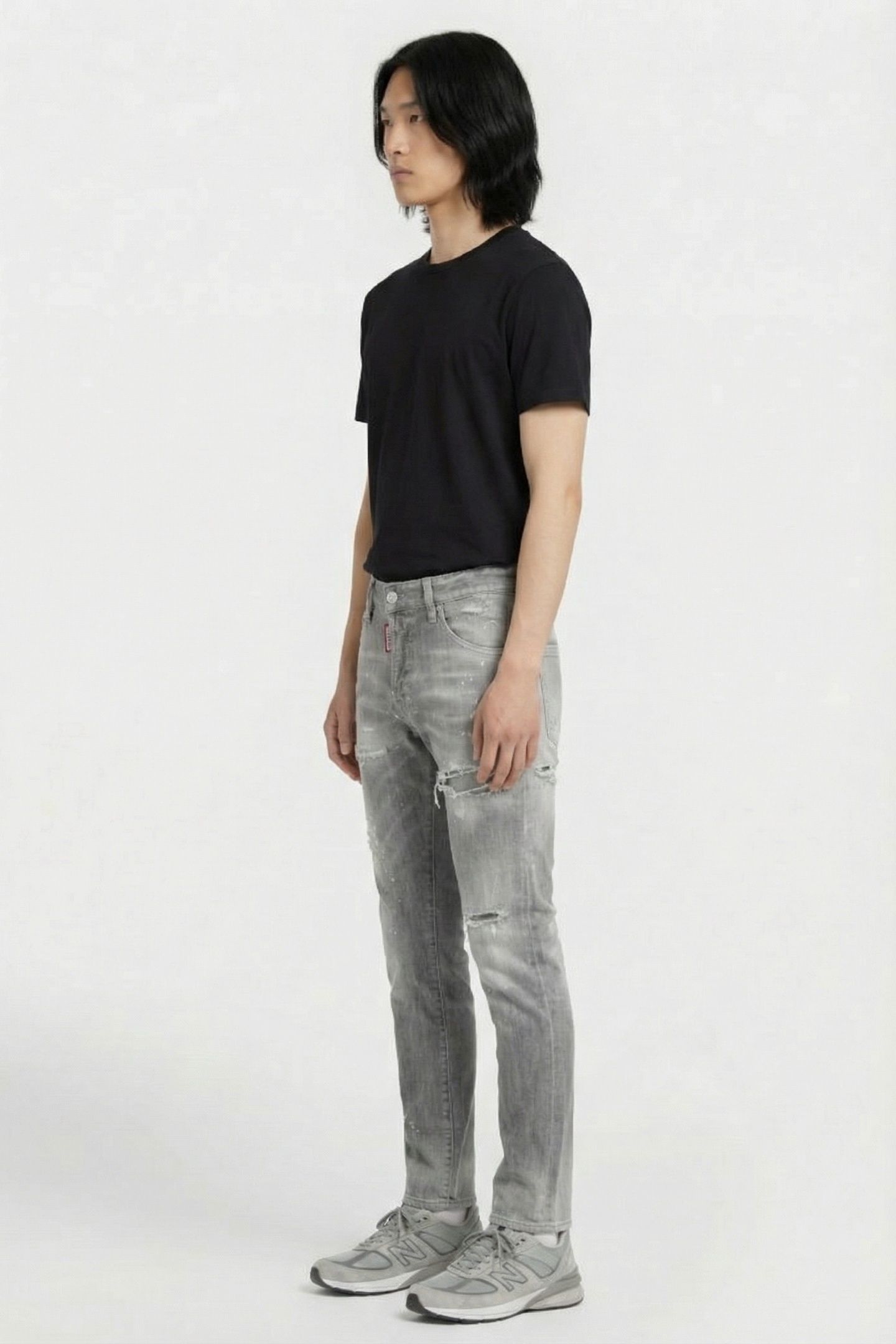 JEANS 5 POCKETS GREY 3