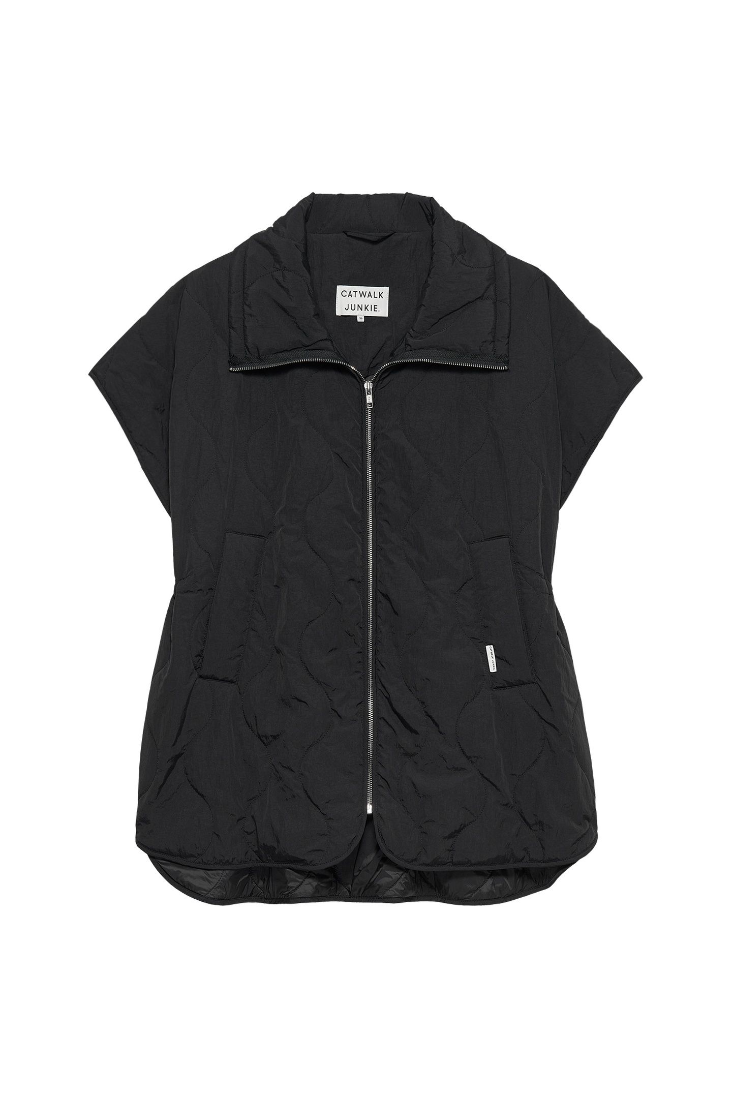 QUILTED BODYWARMER BLACK 4