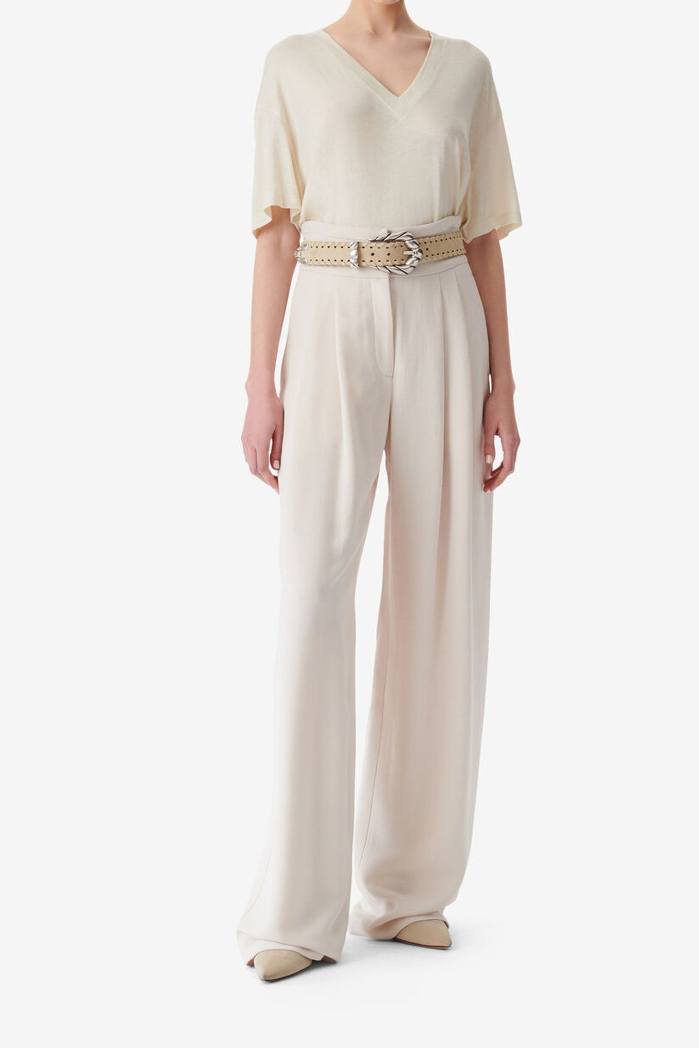 JEON TROUSER ECRU 1