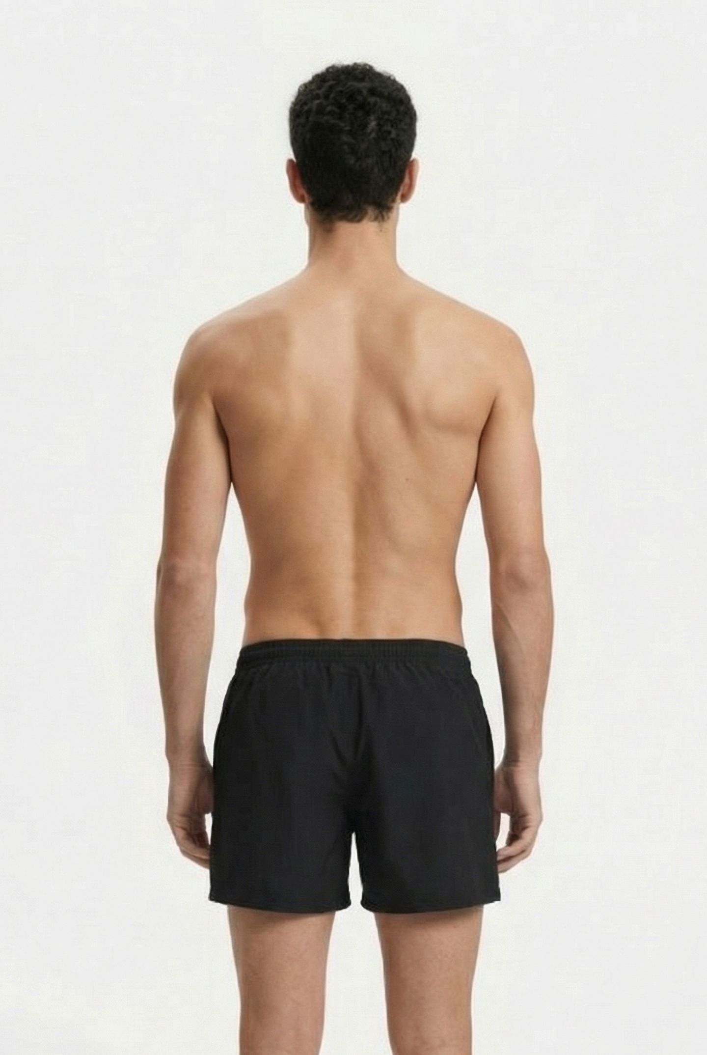 M TRAINING SHORT BLACK-SHINY GREEN 2