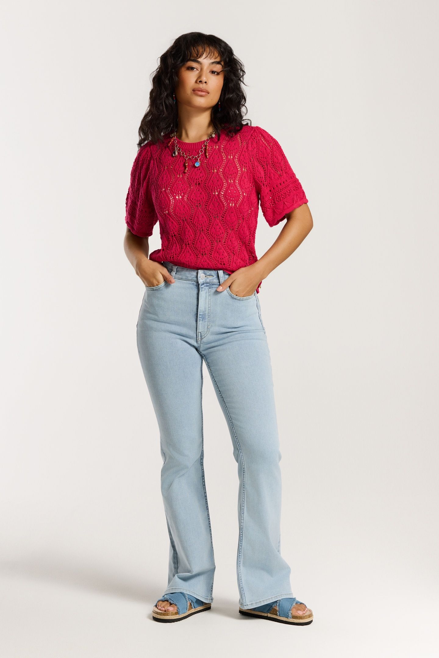 HANNAH SWEATER RED CERISE 2