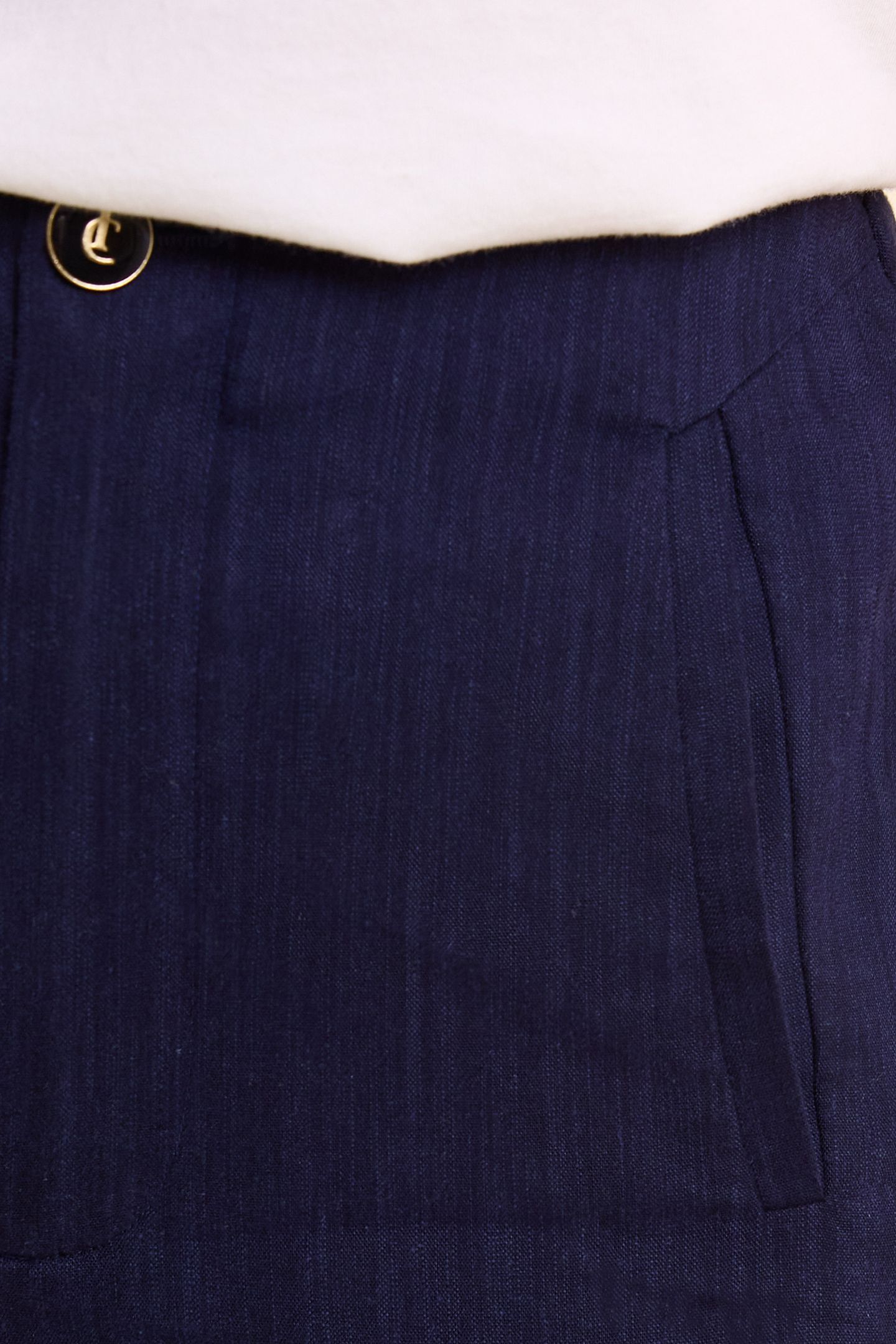 WIDE-LEG NAVY SUIT PANTS MARINE 6