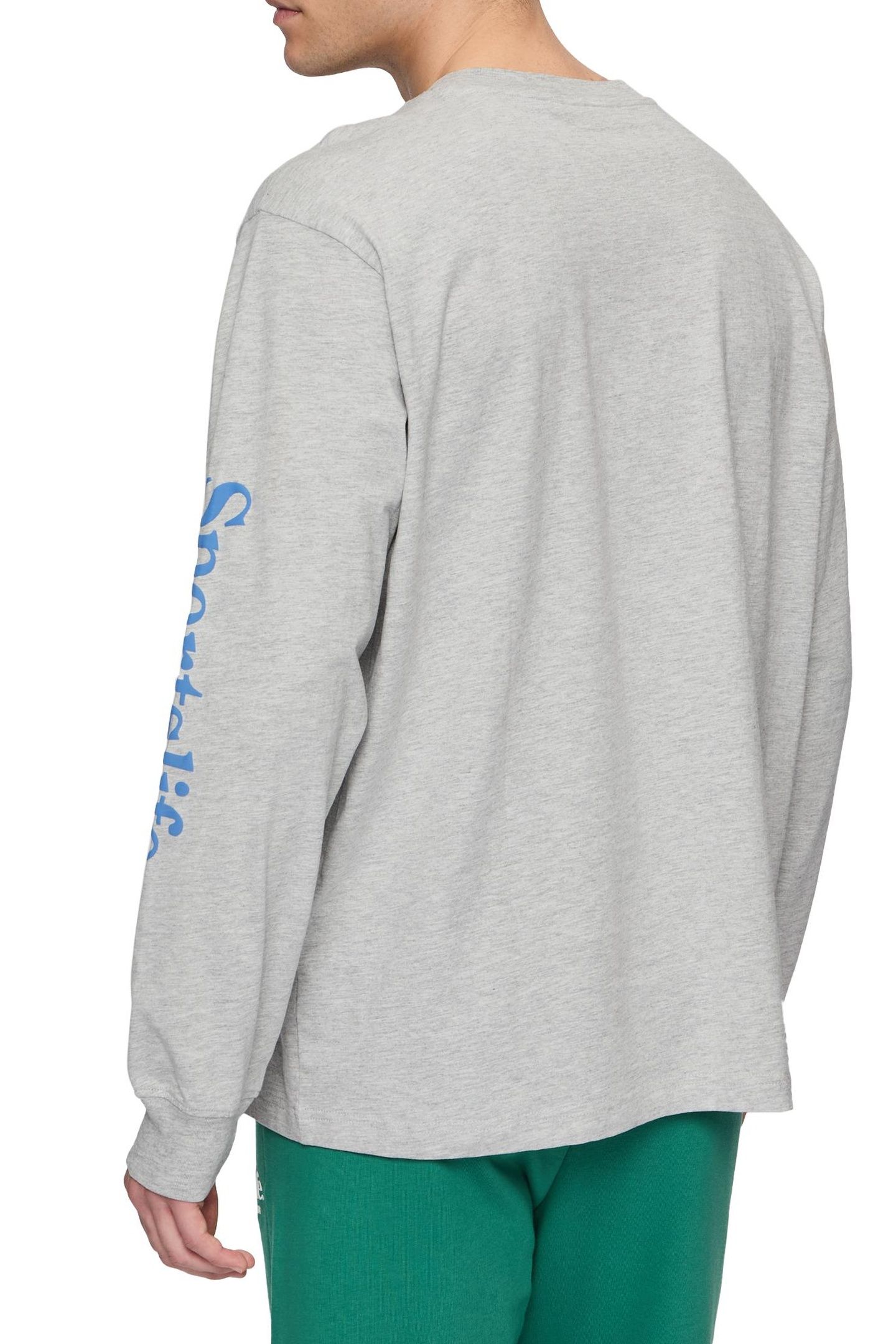 LAON OVERSIZED LONG SLEEVE LIGHT GREY MELANGE 3