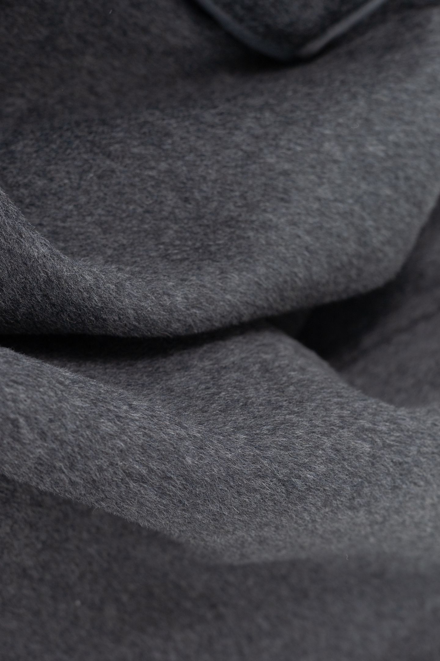 LONG GREY DOUBLE-BREASTED COAT 8