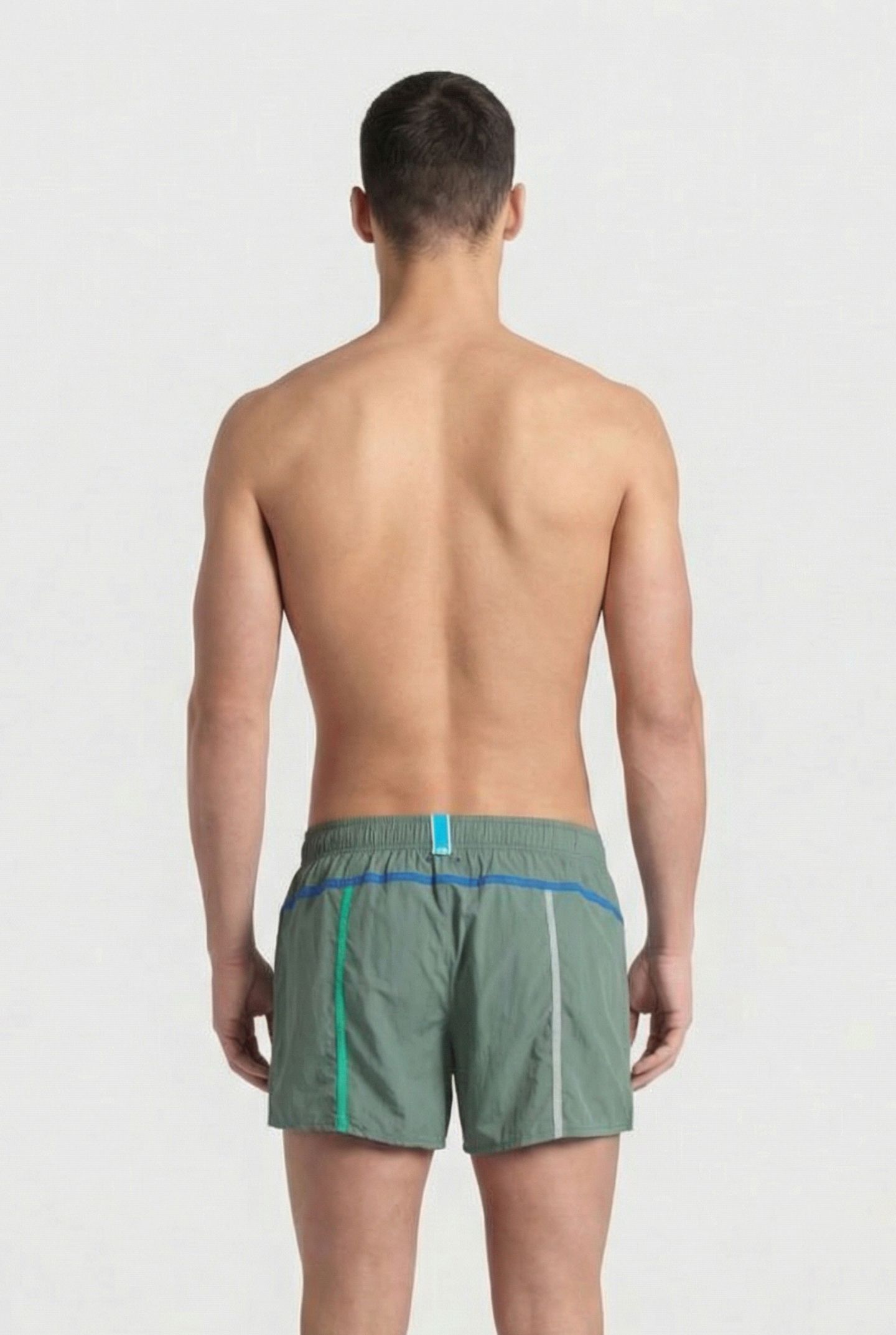 MEN'S ARENA PRO-FILE BEACH X-SHORT SAGE-ROYAL-JADE-GREEN QUA 2