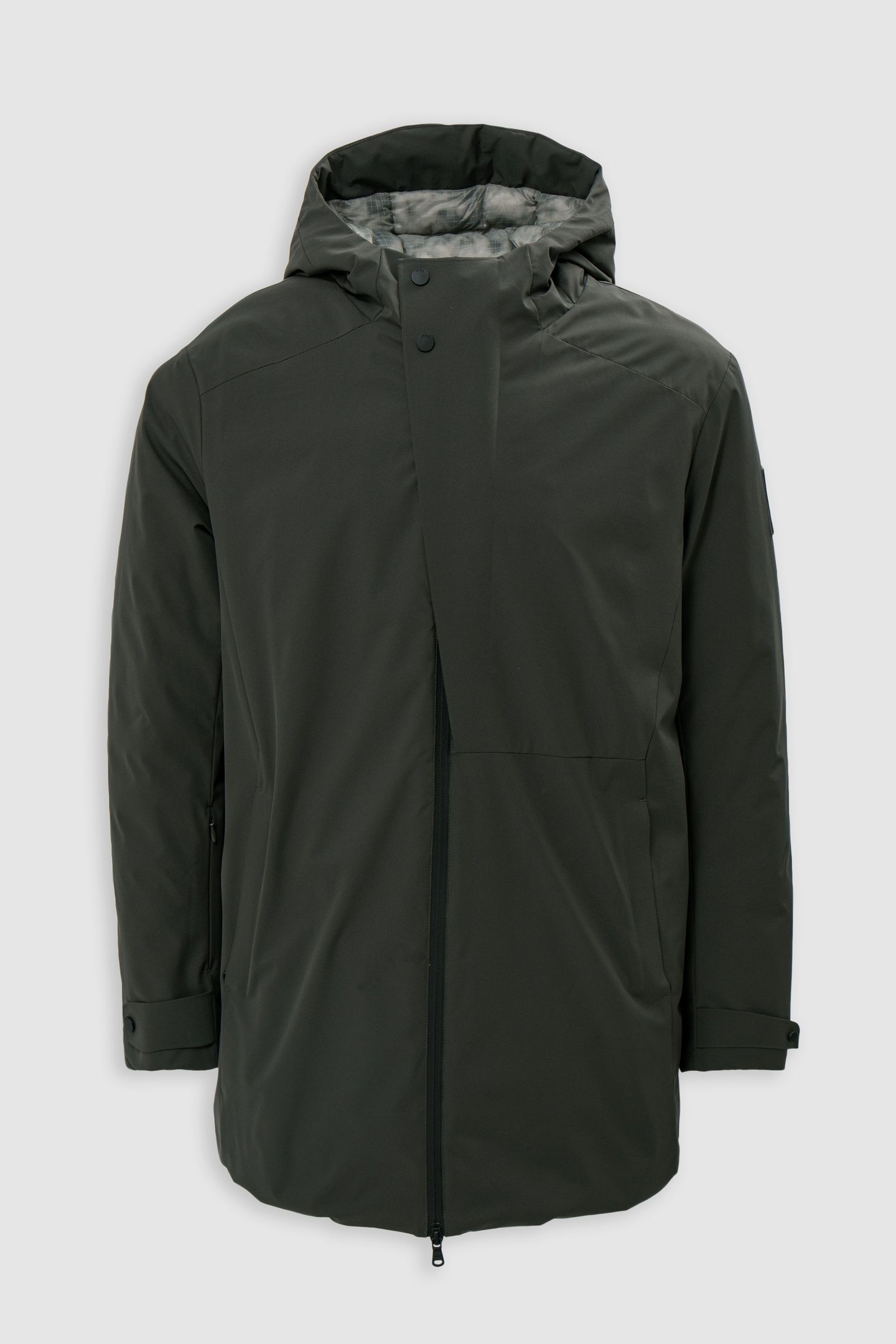 PARKA DARK GREEN INTERIOR MARBLE PRINT WATERPROOF HOMME 4