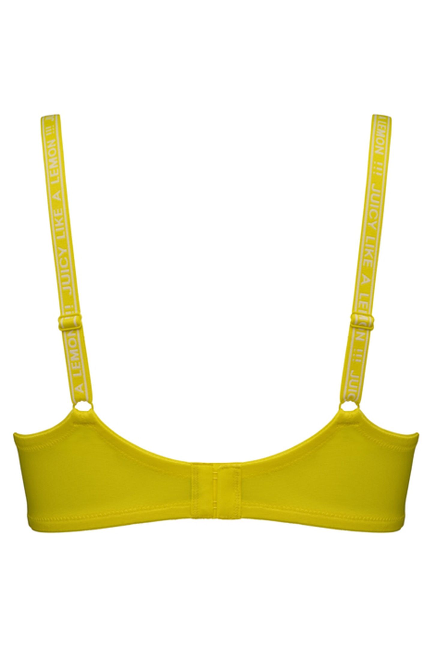 SPACE ODYSSEY CITRUS YELLOW LACE BALCONY BRA 3